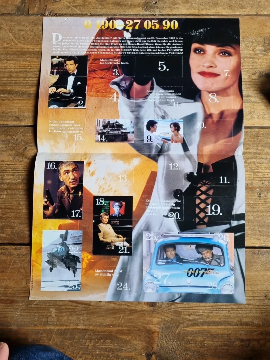 Goldeneye German Countdown Calender GERMAN ., изображение 2