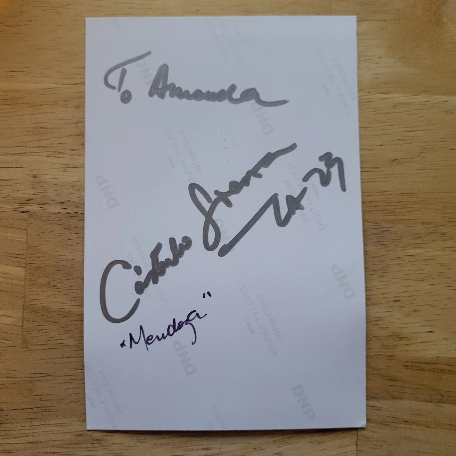 Castulo Guerra — Castulo Guerra Star Trek Hand Signed 4x6 Photo Autograph A, изображение 2