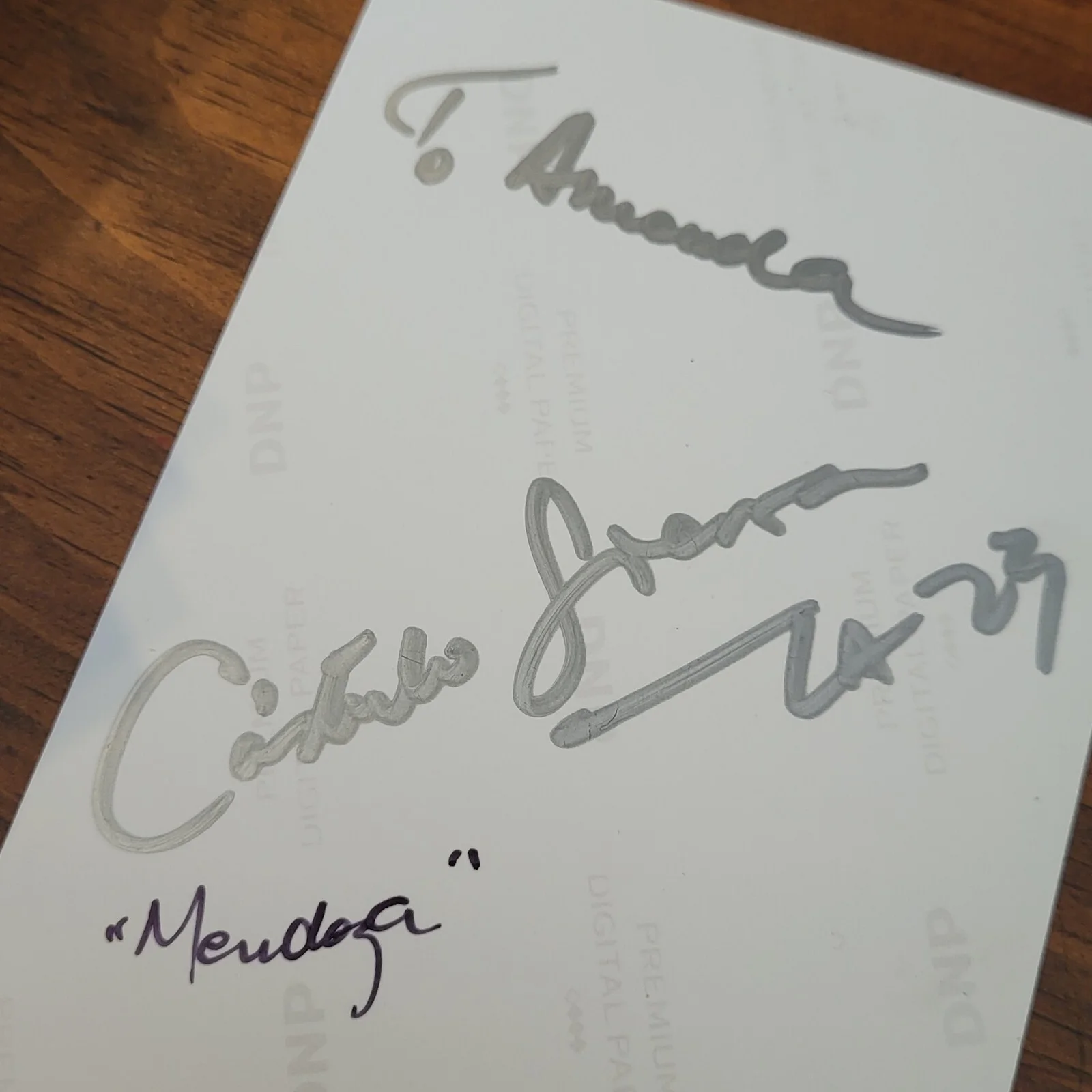 Castulo Guerra — Castulo Guerra Star Trek Hand Signed 4x6 Photo Autograph A, изображение 3
