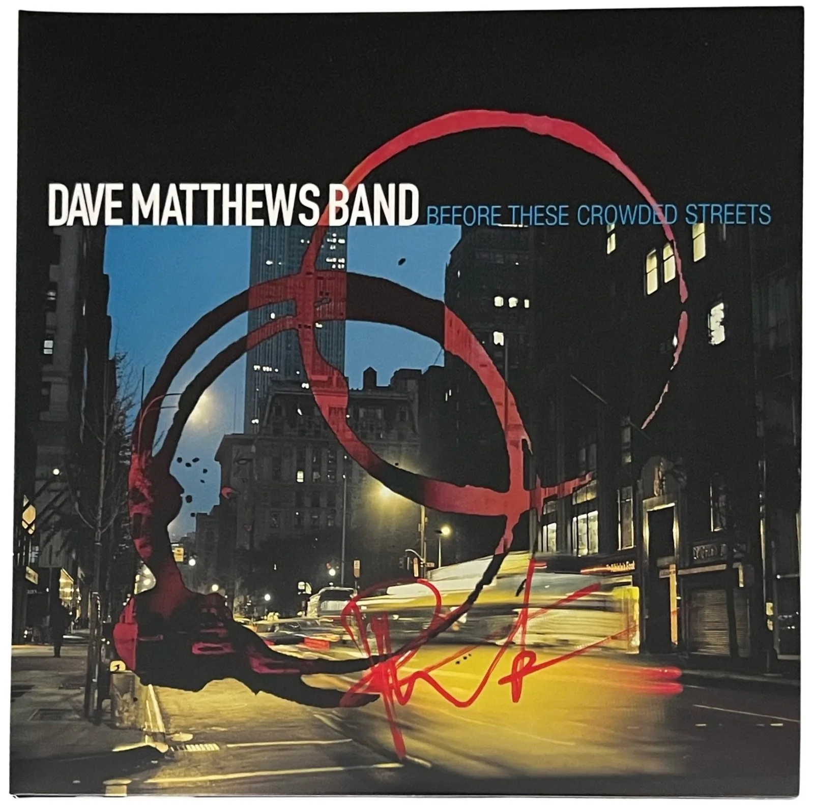 Dave Matthews Signed Before These Crowded Streets Vinyl Record JSA LOA ZZ61328, image 3