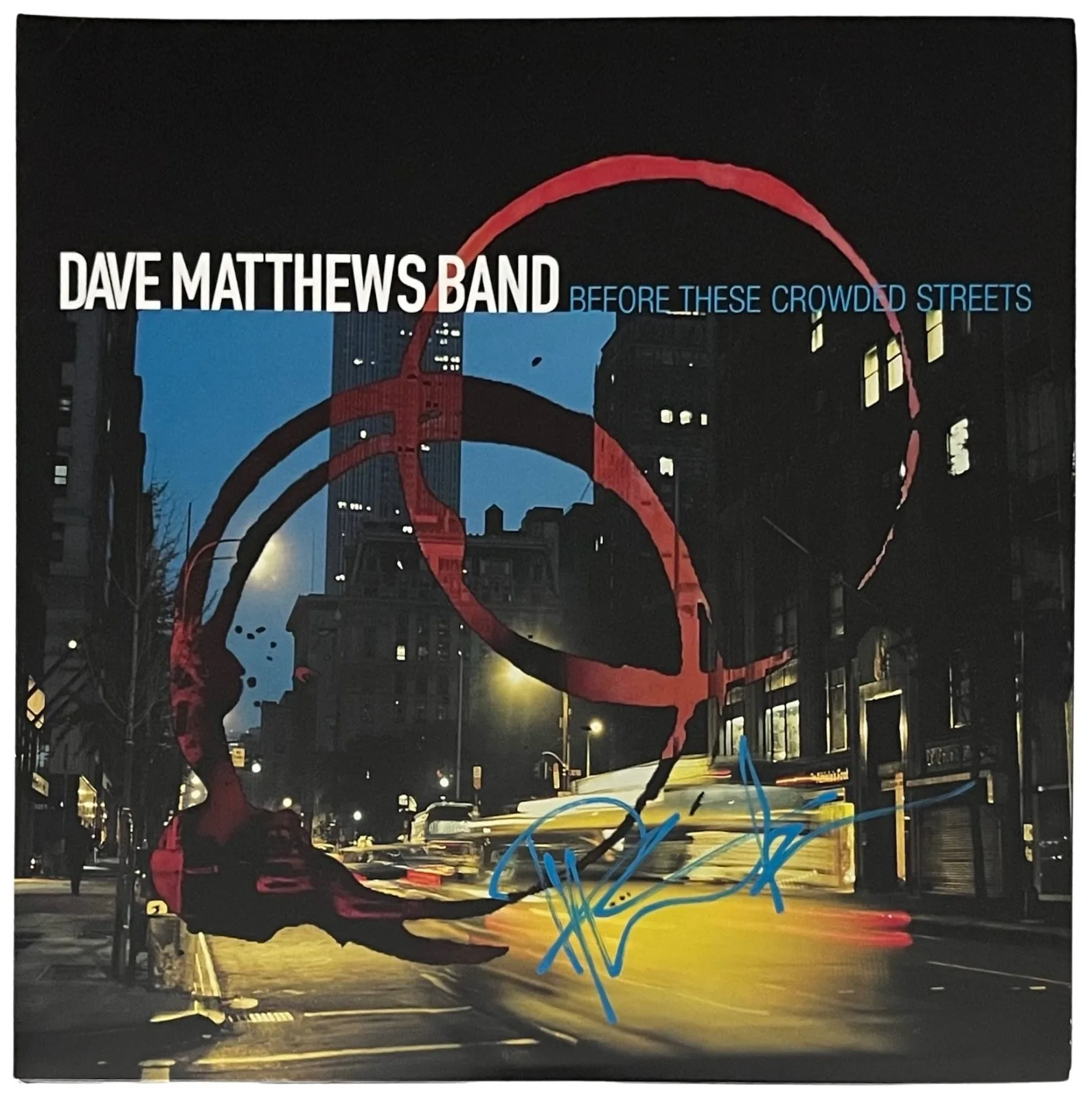 Dave Matthews Signed Before These Crowded Streets Vinyl Record JSA LOA ZZ61329, image 3
