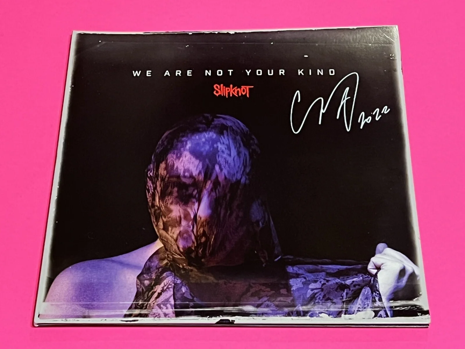 COREY TAYLOR — COREY TAYLOR SIGNED SLIPKNOT WE ARE NOT YOUR KIND VINYL LP ALBUM *EXACT PROOF*, изображение 2