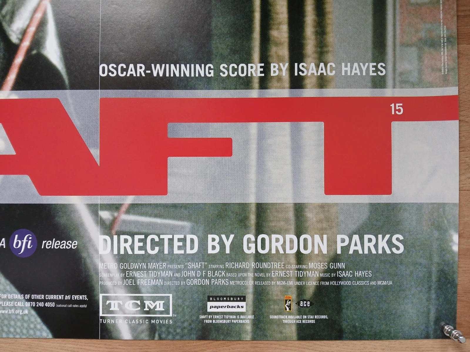SHAFT (1971, BFI RR2000) original UK quad poster - Richard Roundtree, изображение 5