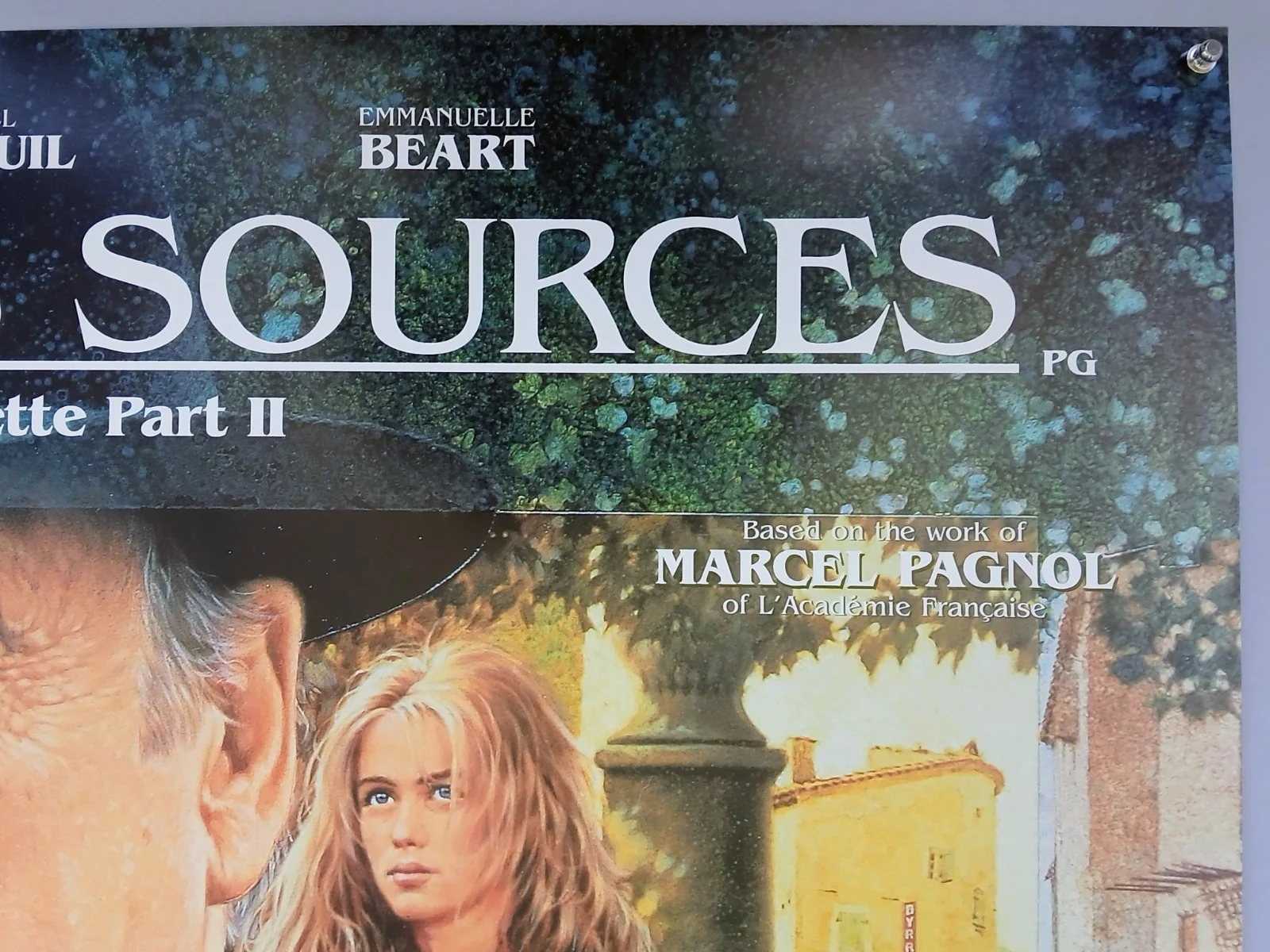 MANON DES SOURCES (1986, RR1990s) original UK quad poster - Emmanuelle Beart, image 3