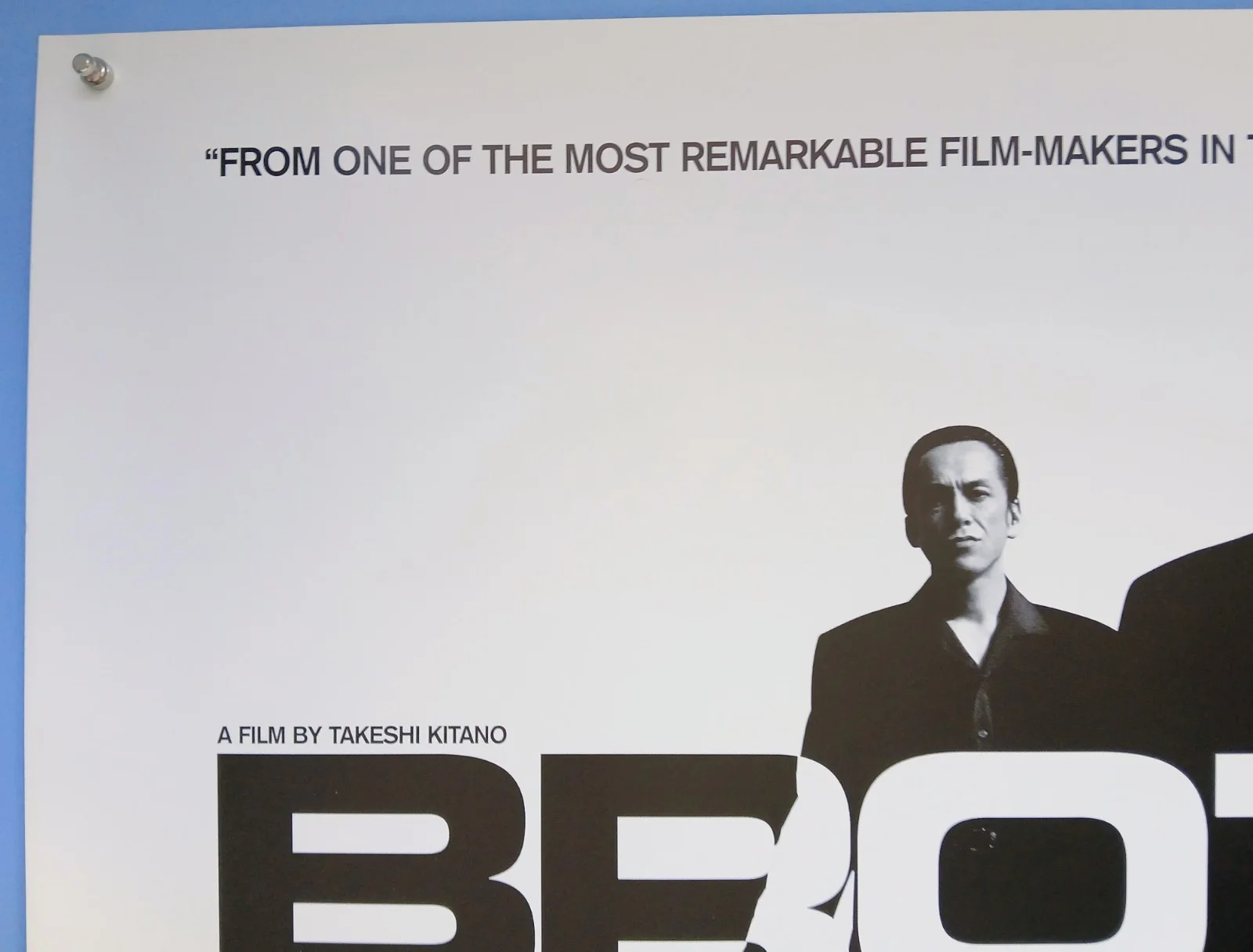BROTHER (2000) rolled double-sided original UK quad poster - Takeshi Kitano, изображение 2
