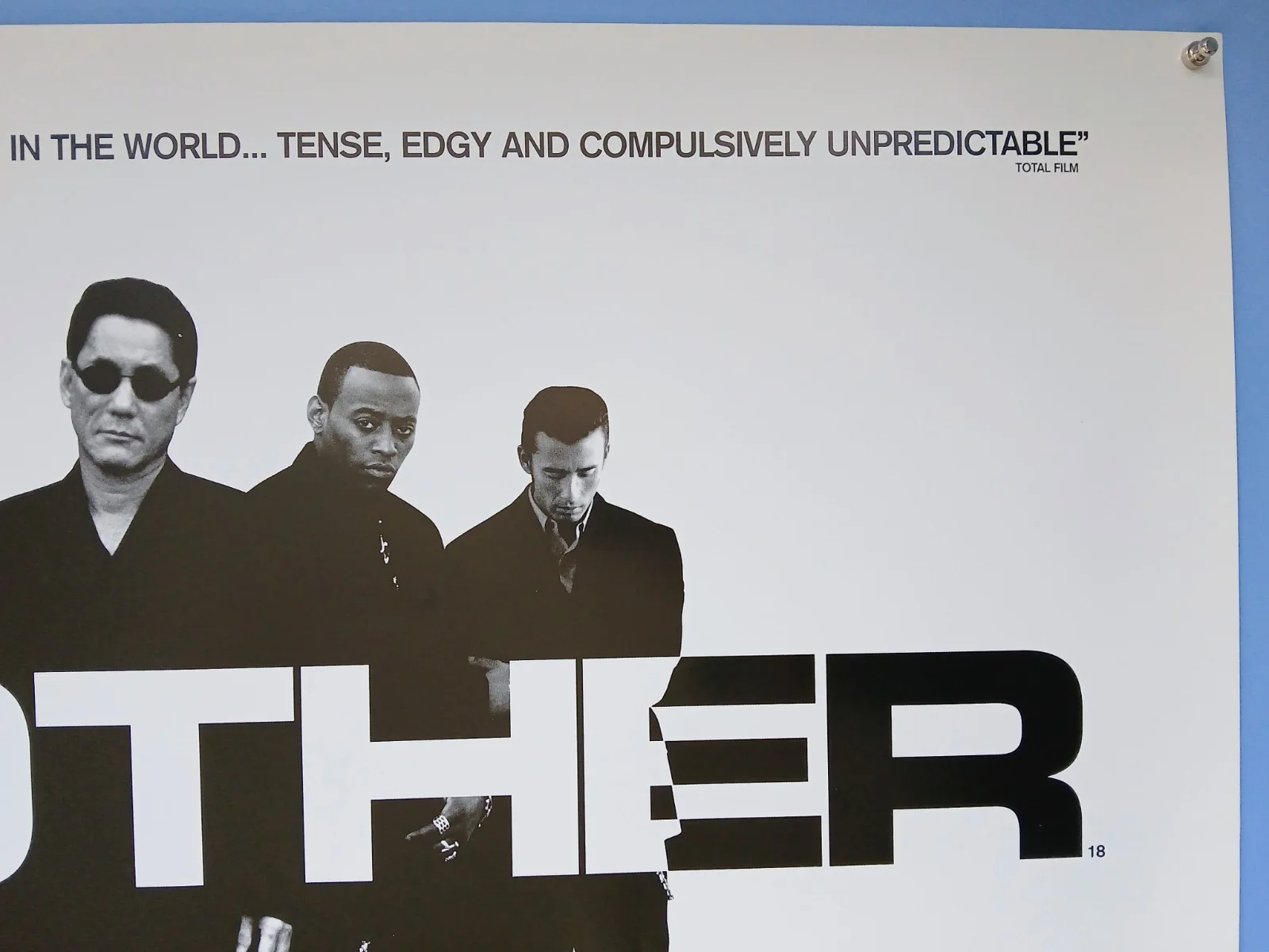 BROTHER (2000) rolled double-sided original UK quad poster - Takeshi Kitano, изображение 3
