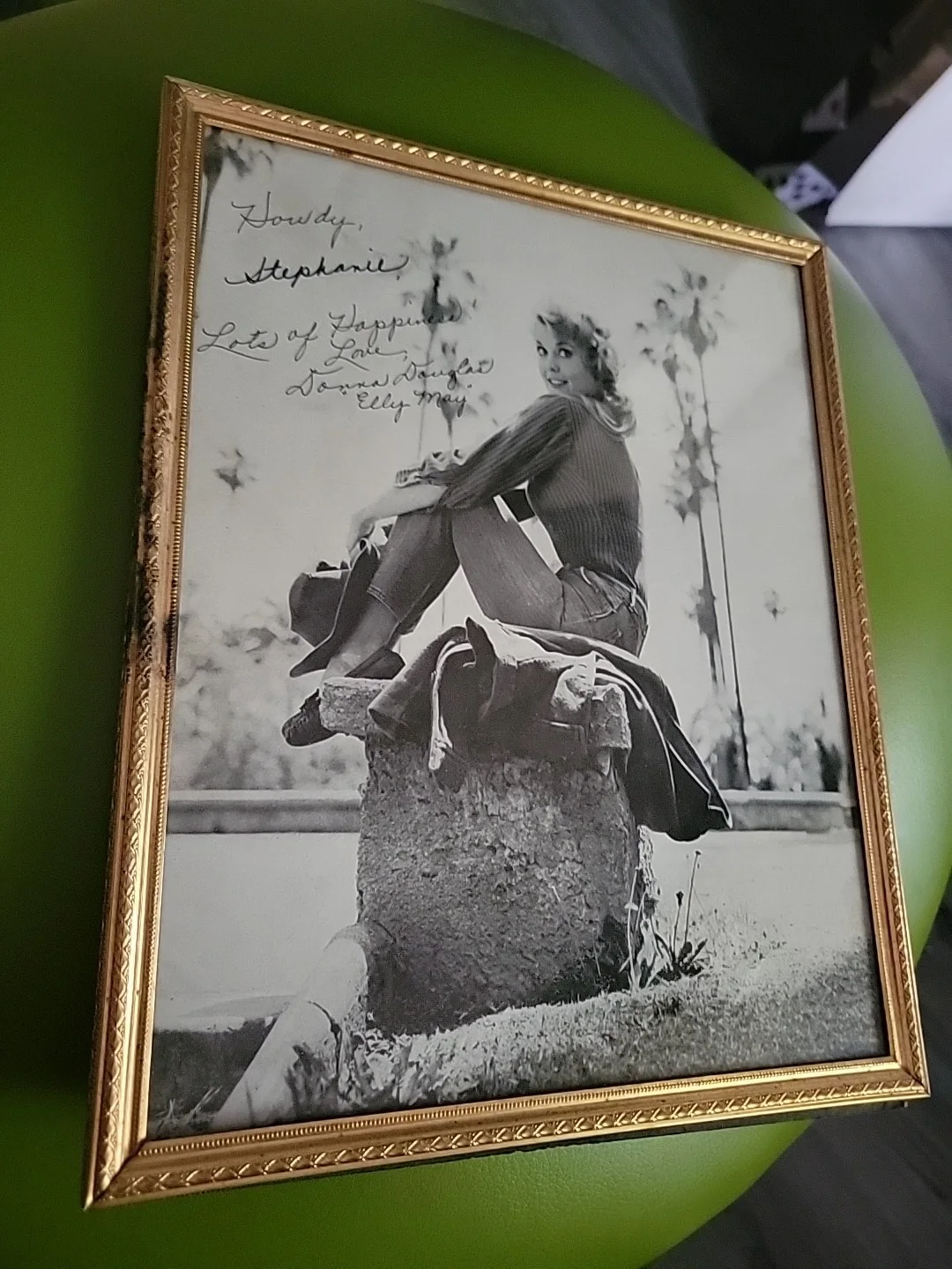 Donna Douglas Signed 8x10 Photo Elly May Clampett Beverly Hillbillies Autograph, изображение 2