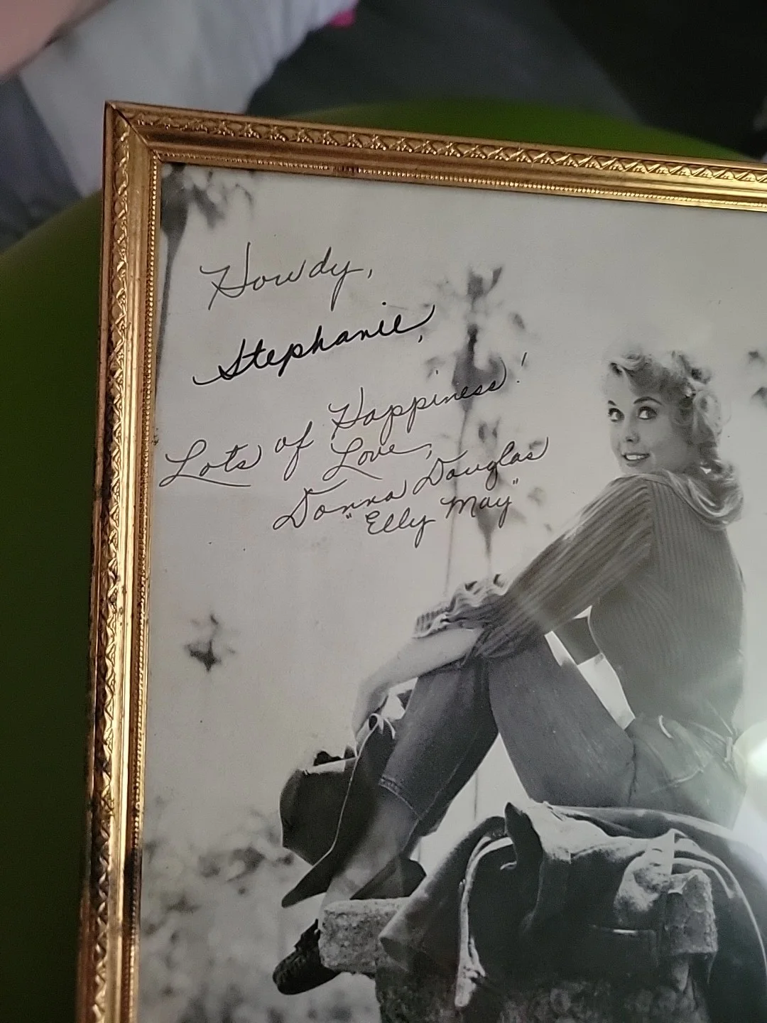 Donna Douglas Signed 8x10 Photo Elly May Clampett Beverly Hillbillies Autograph, изображение 4