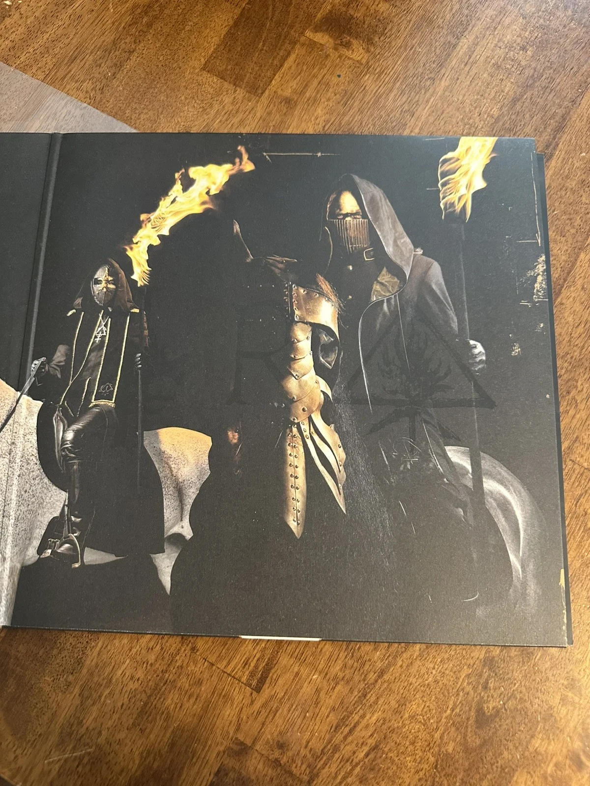 Behemoth Autographed Opvs Contra Natvram Vinyl LP (Signed By 3), image 2
