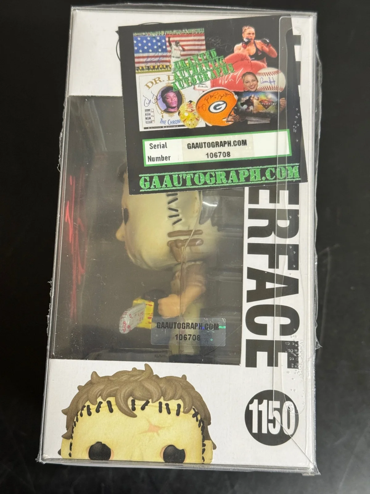 Rob Zombie — ROB ZOMBIE Signed Autographed Funko Pop! TEXAS CHAIN SAW #1150 w. COA, изображение 4
