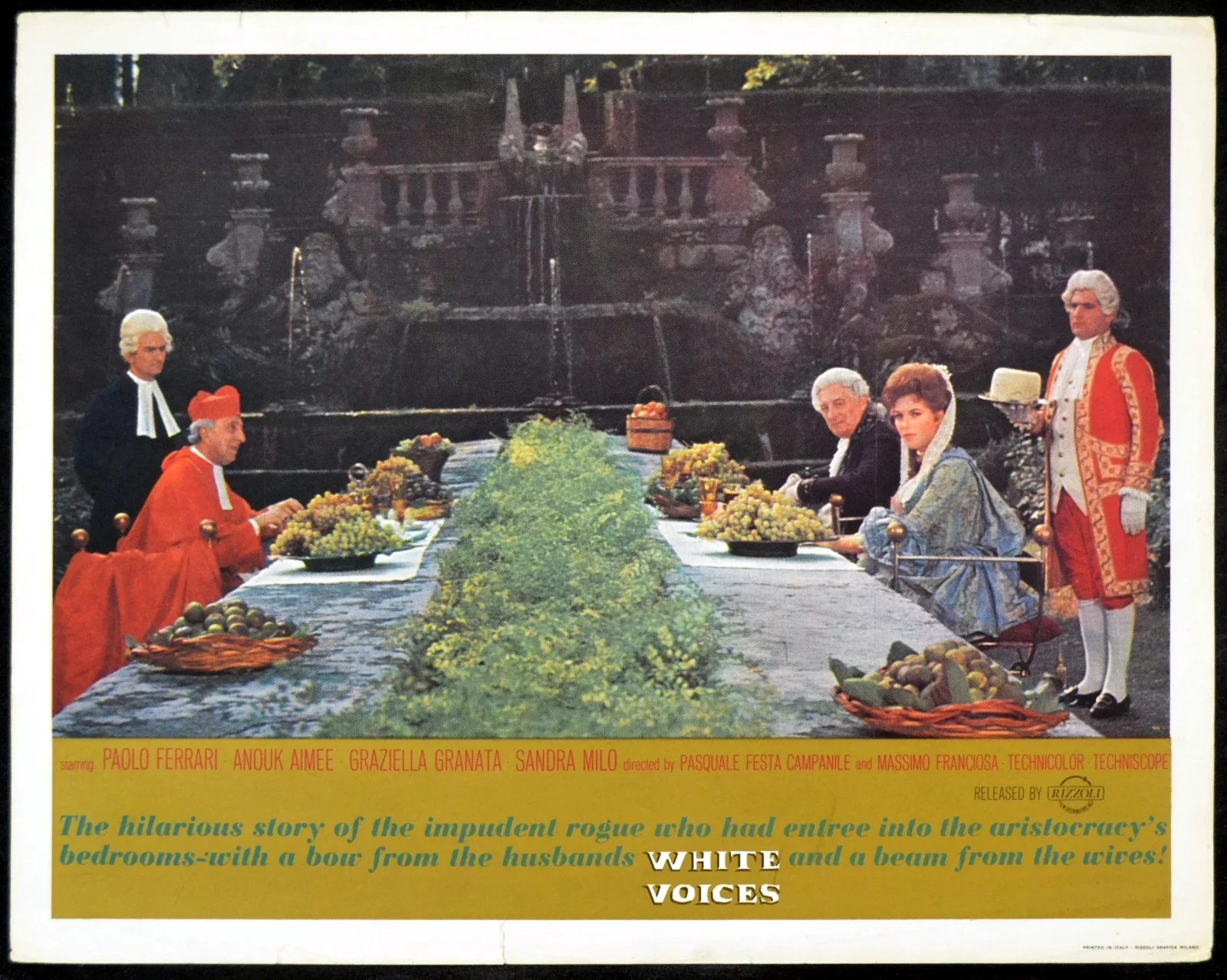 WHITE VOICES 1964 Paolo Ferrari, Sandra Milo 2 LOBBY CARDS, изображение 2
