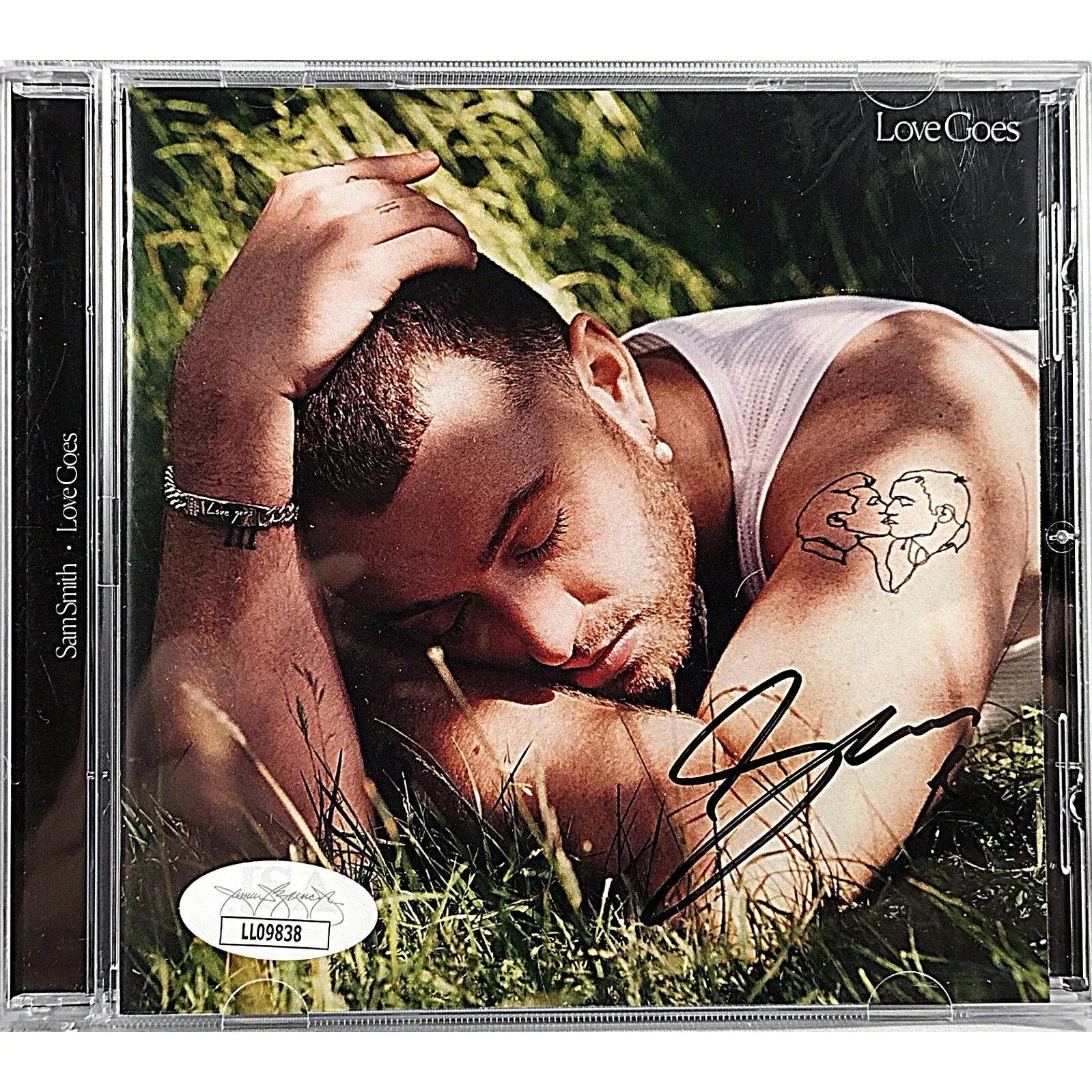 Sam Smith — Sam Smith Signed Love Goes CD Booklet JSA COA Pop Music Auto Includes Disc, image 2