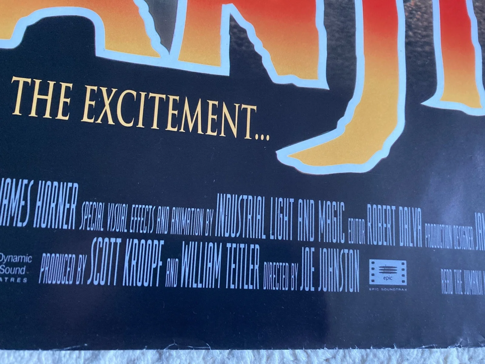 Jumanji Original UK Quad Poster, image 5