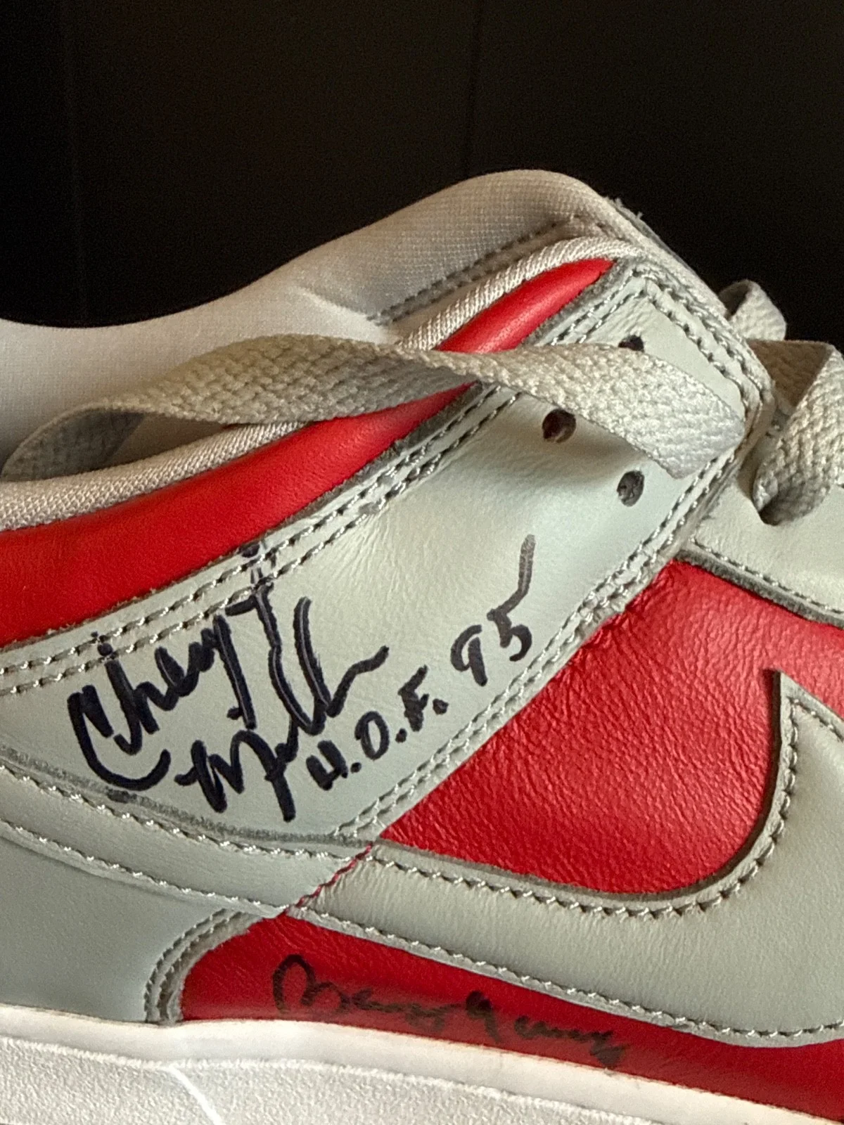 Nike autographed sz 14 Chuck D Flavor Flav Cheryl Miller Greg Anthony +4 more, изображение 5