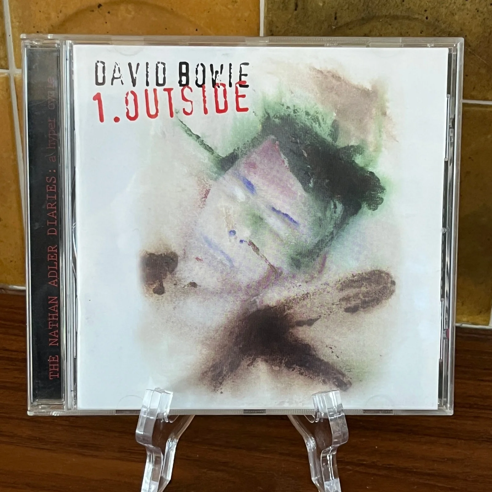David Bowie 1. Outside CD 1995 BMG Signed On CD with Letter Of Authentication, image 3