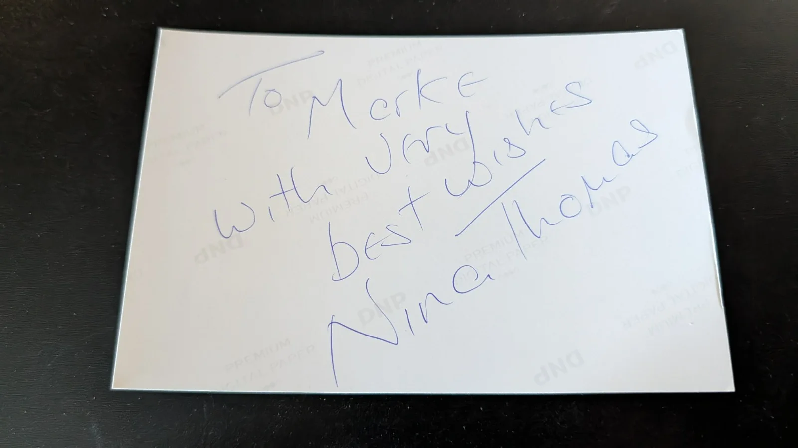 NINA WAYNE — 🔥 Authentic 4x6 Signed Photo – Nina Thomas, image 2