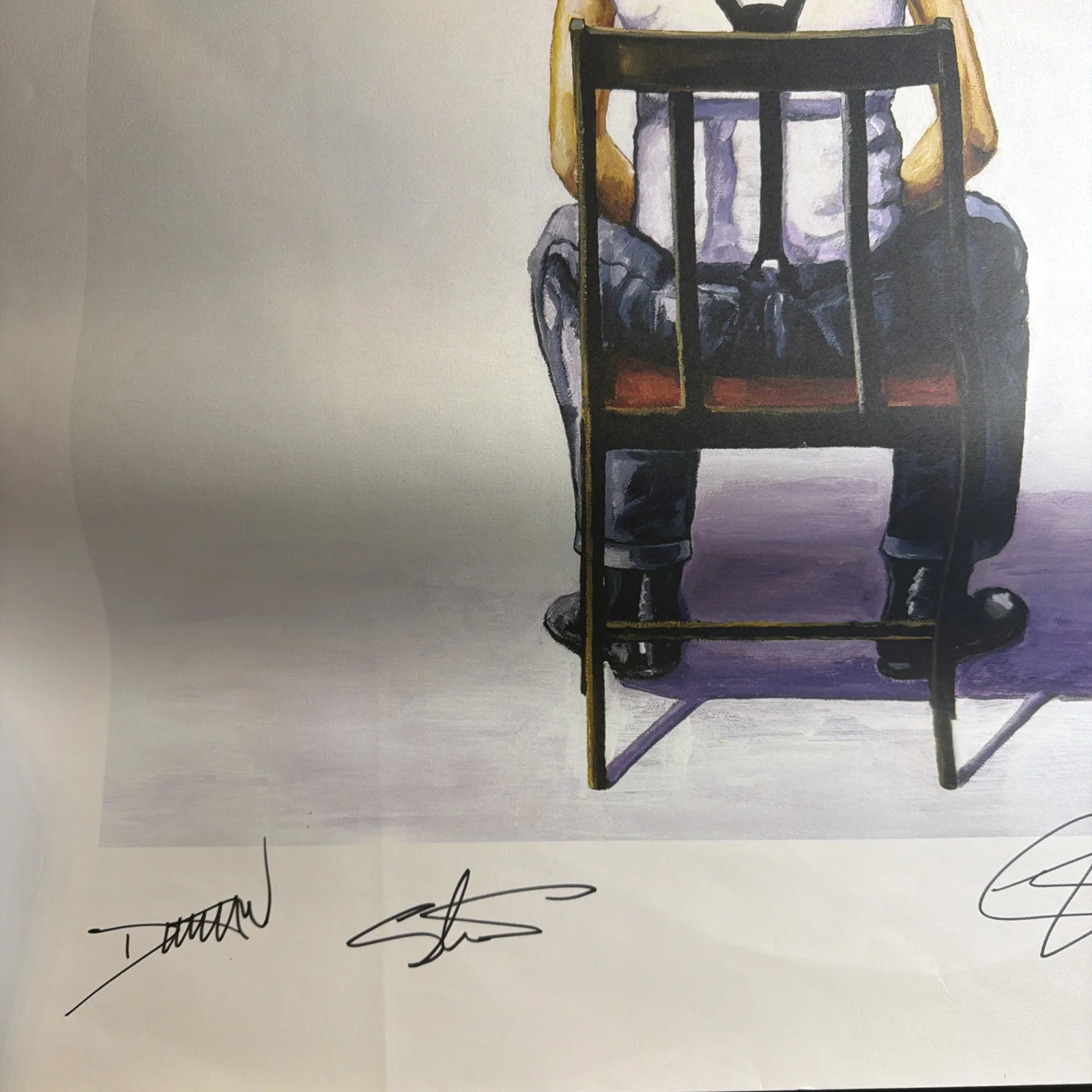 Our Lady Peace Healthy Rare Limited Edition 24x24 Autographed Lithograph COA, image 4