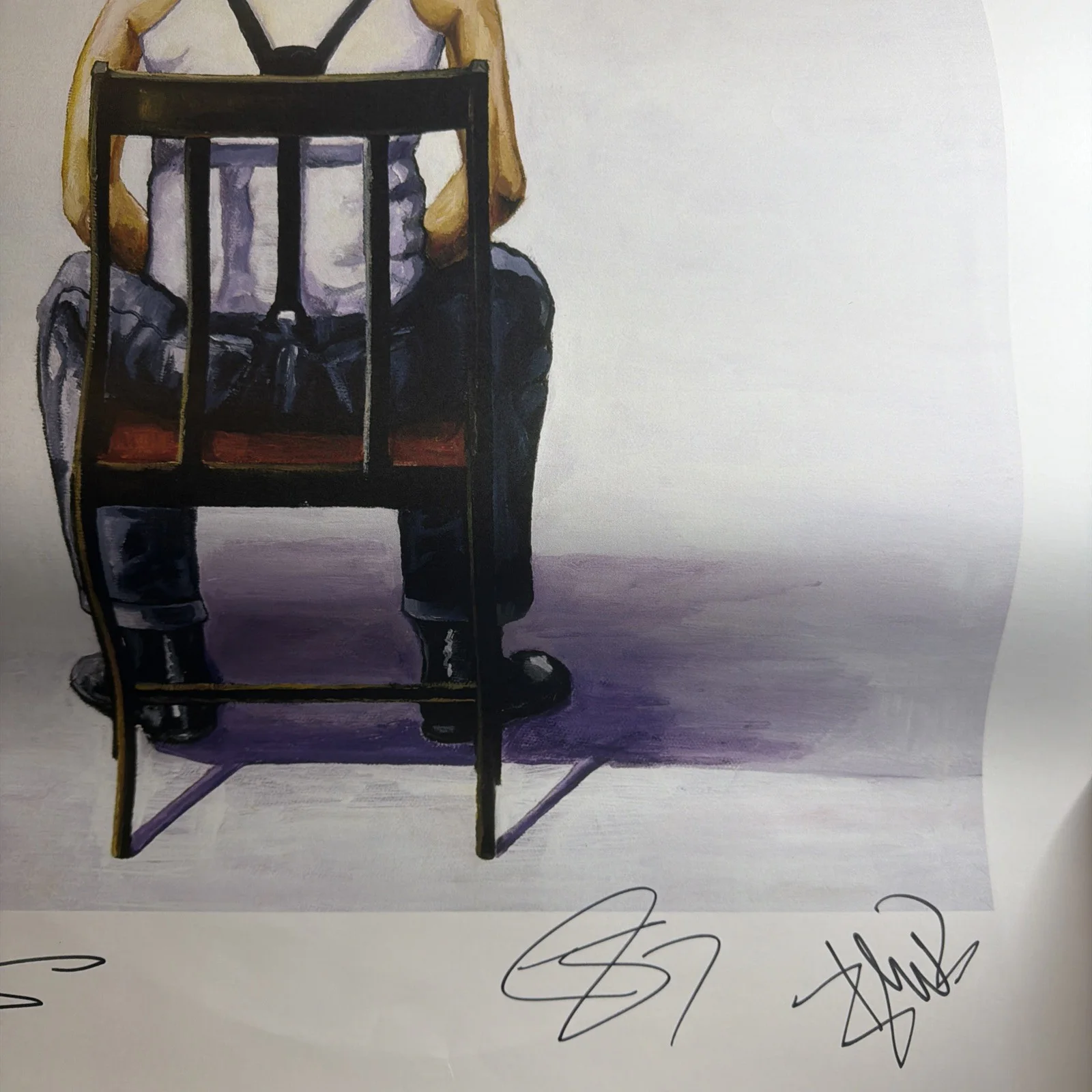 Our Lady Peace Healthy Rare Limited Edition 24x24 Autographed Lithograph COA, image 5