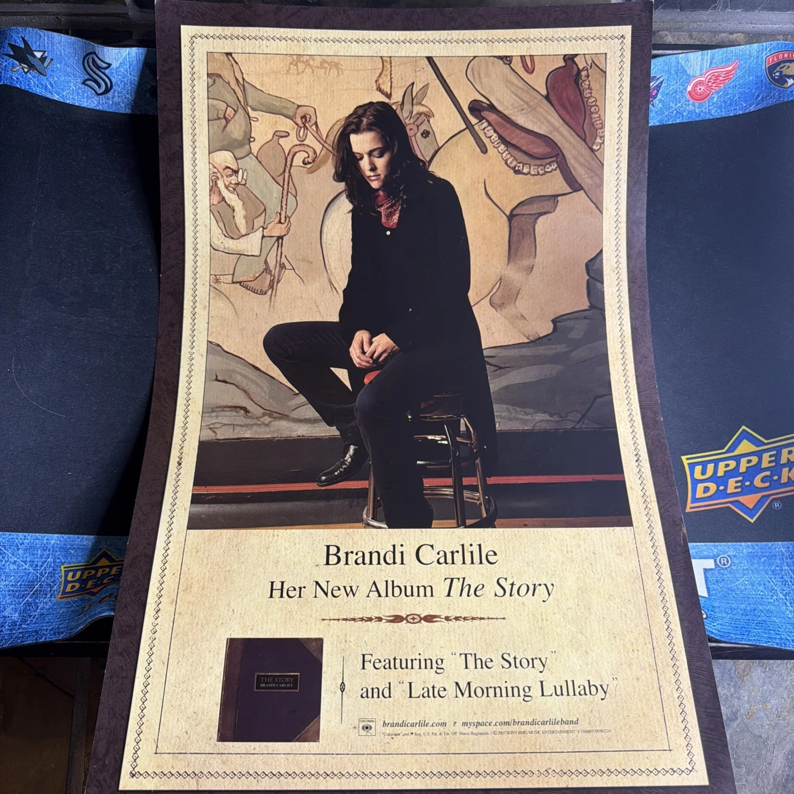 BRANDI CARLILE Autographed 11x17 Poster Story BECKETT Authenticated BAS, изображение 4