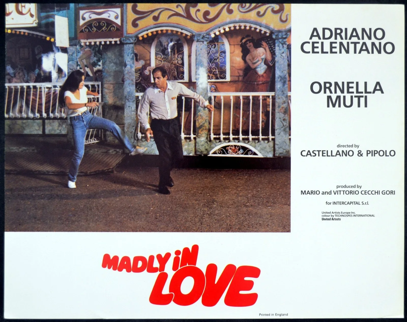 MADLY IN LOVE 1981 Adriano Celentano, Ornella Muti UK LOBBY SET, изображение 2