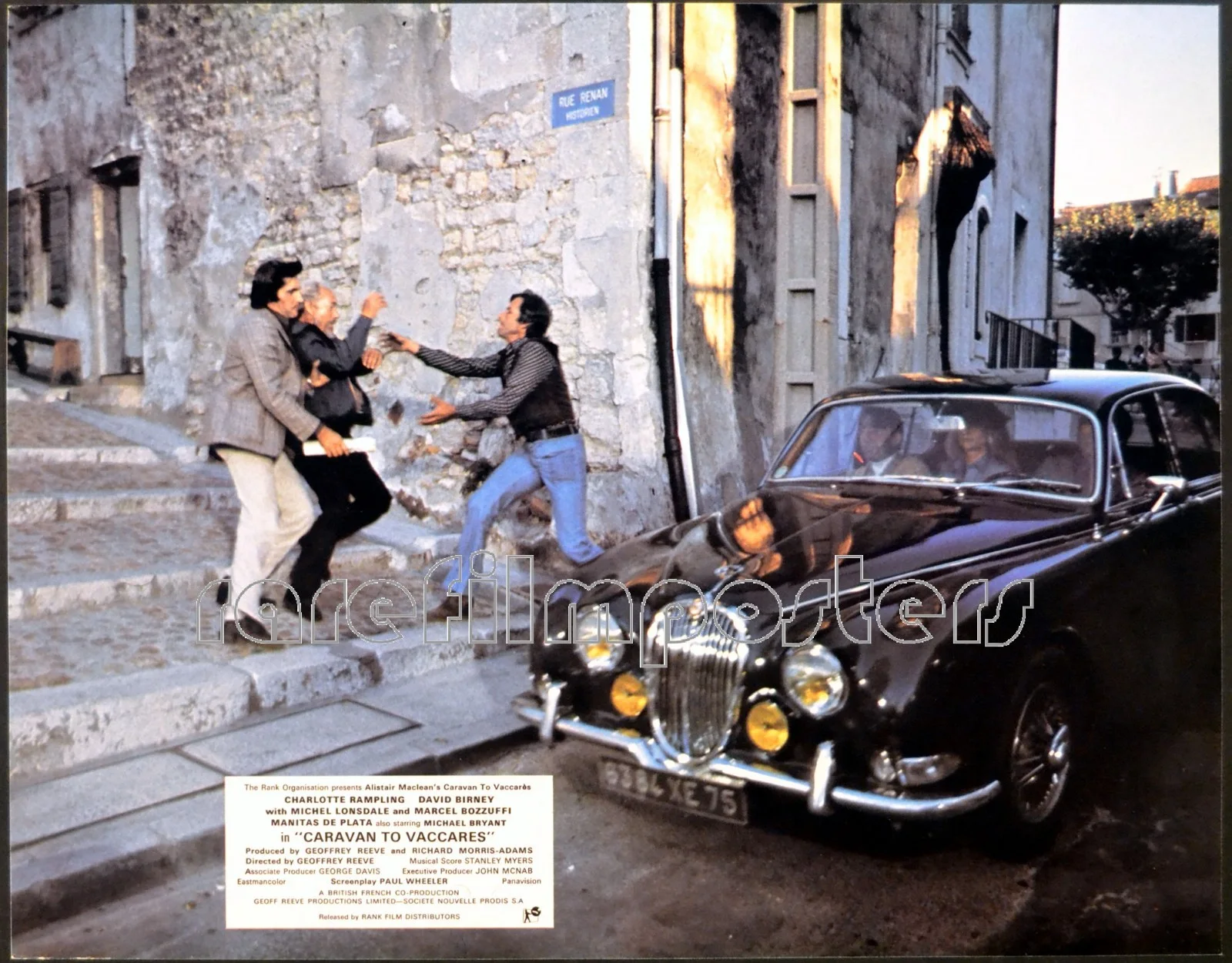 CARAVAN TO VACCARES 1974 David Birney, Charlotte Rampling UK LOBBY SET, изображение 2