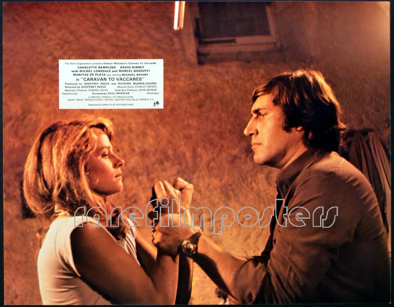 CARAVAN TO VACCARES 1974 David Birney, Charlotte Rampling UK LOBBY SET, изображение 3