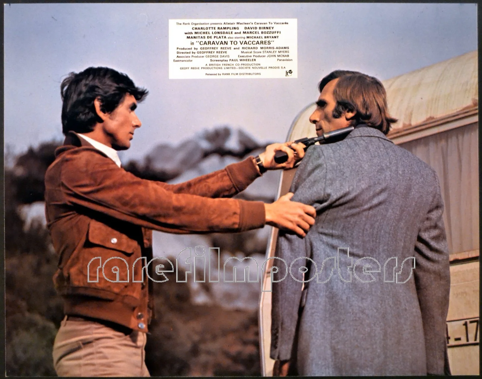 CARAVAN TO VACCARES 1974 David Birney, Charlotte Rampling UK LOBBY SET, изображение 4
