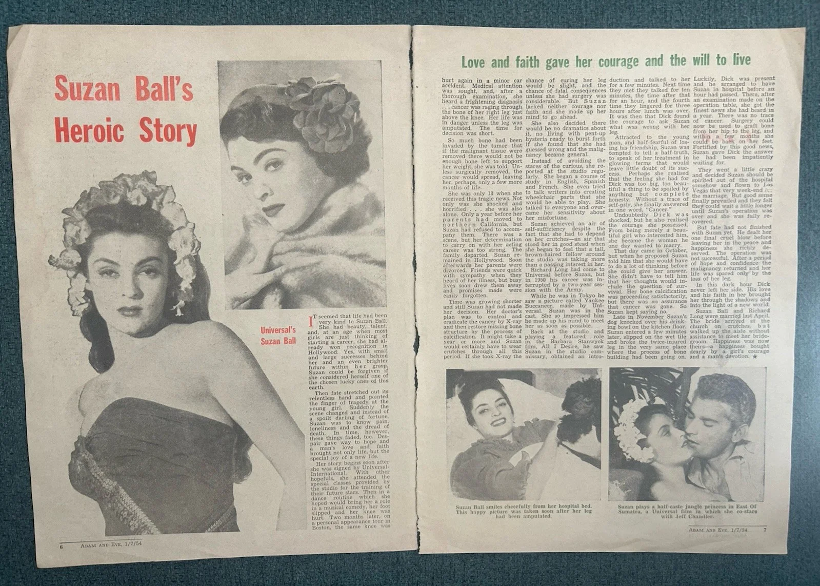 Suzan Ball Tragic Actress RARE Signed Photo w Newspaper Article & Used Photos., изображение 4