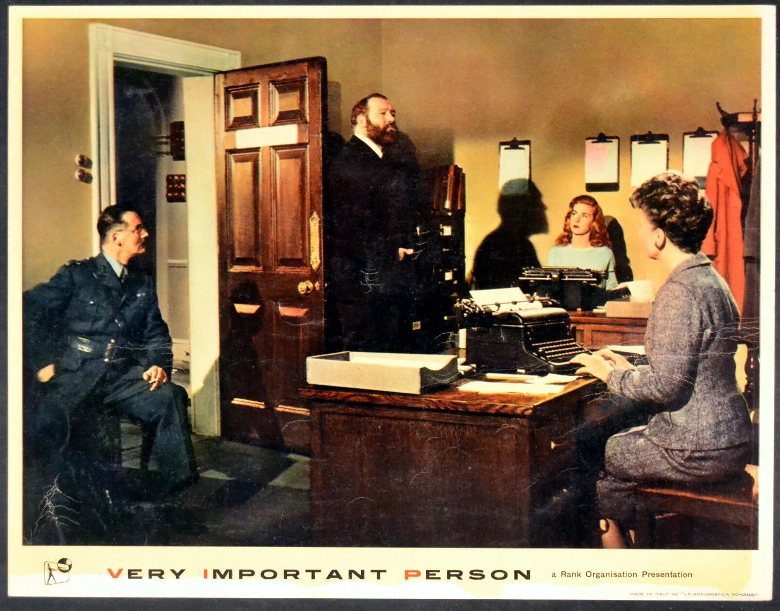 VERY IMPORTANT PERSON 1961 James Robertson Justice 3 LOBBY CARDS, изображение 2