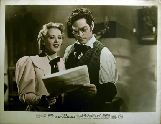GREAT AWAKENING 1941 Alan Curtis, Ilona Massey FRANZ SCHUBERT 4 LOBBY CARDS, изображение 2