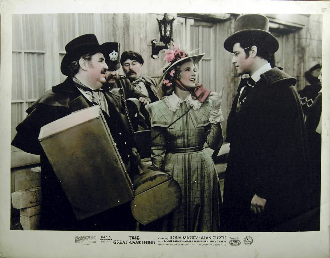 GREAT AWAKENING 1941 Alan Curtis, Ilona Massey FRANZ SCHUBERT 4 LOBBY CARDS, изображение 4