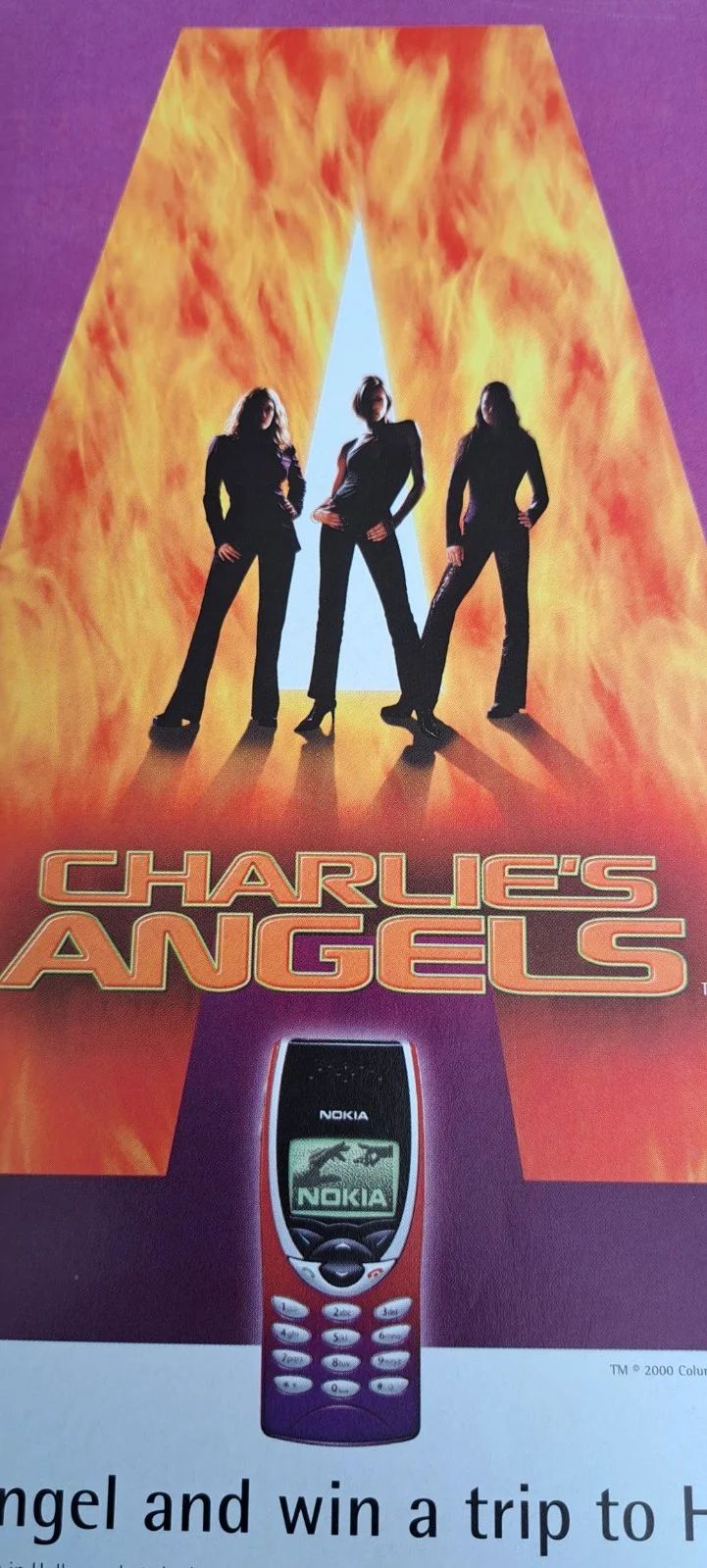 Charlies Angels & Nokia - 2000 - Original Magazine Advert, image 2