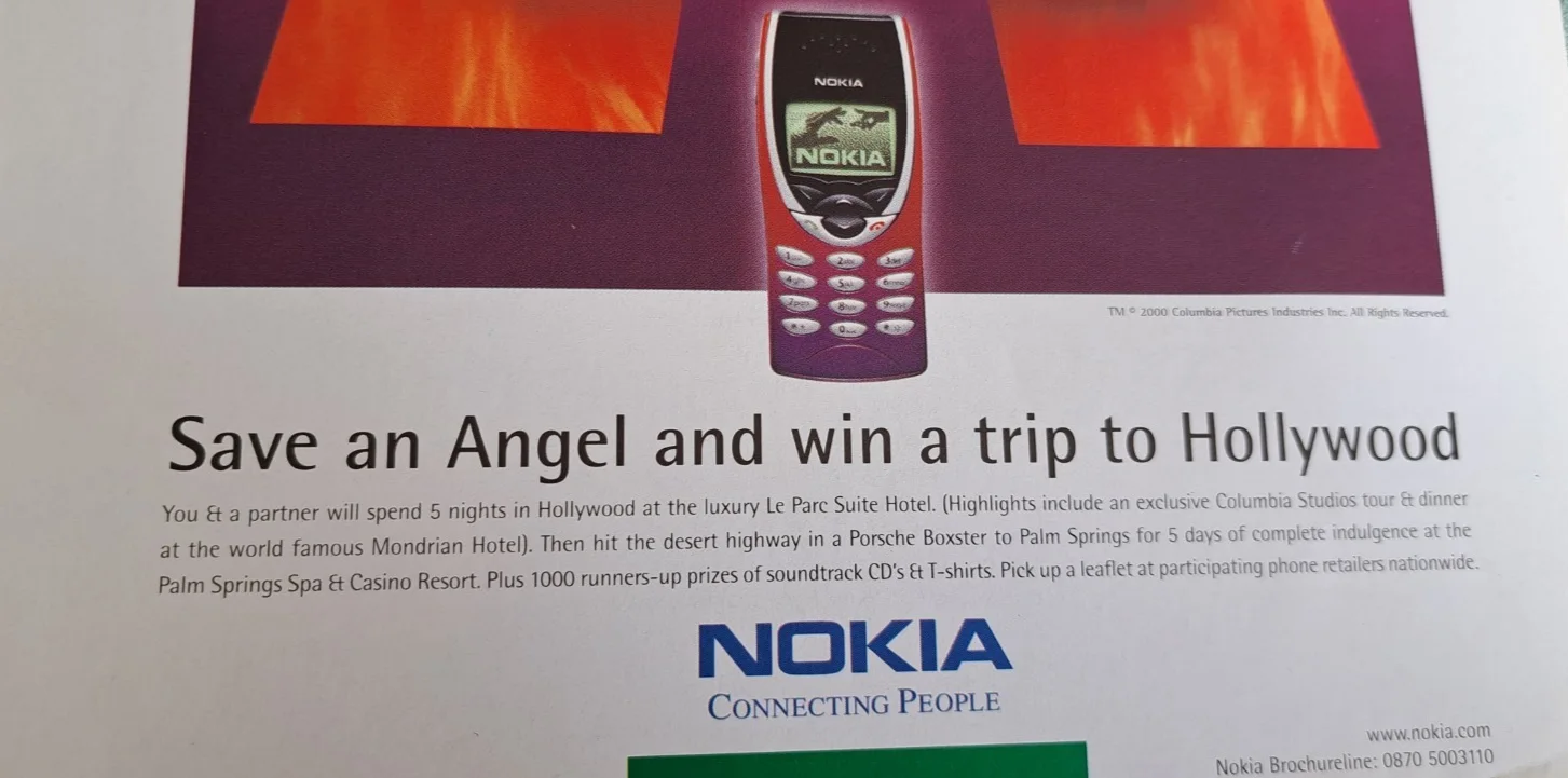 Charlies Angels & Nokia - 2000 - Original Magazine Advert, image 3