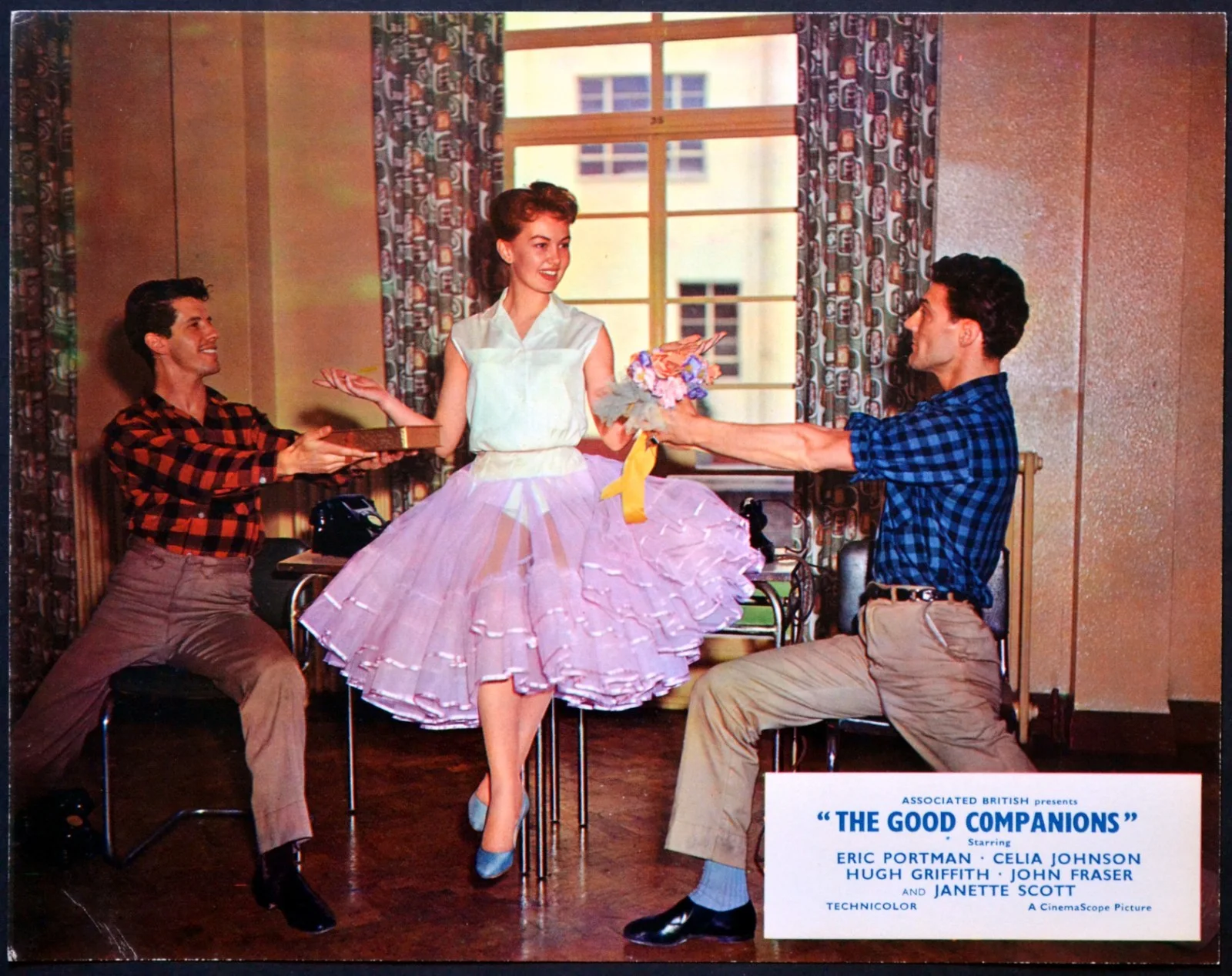 GOOD COMPANIONS 1957 Eric Portman, Celia Johnson, Hugh Griffith UK LOBBY SET, image 2