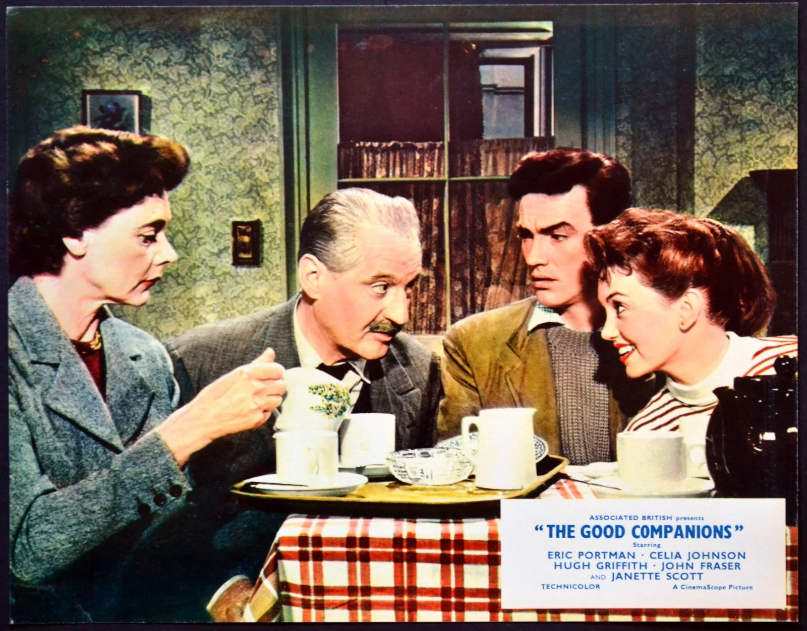 GOOD COMPANIONS 1957 Eric Portman, Celia Johnson, Hugh Griffith UK LOBBY SET, image 5