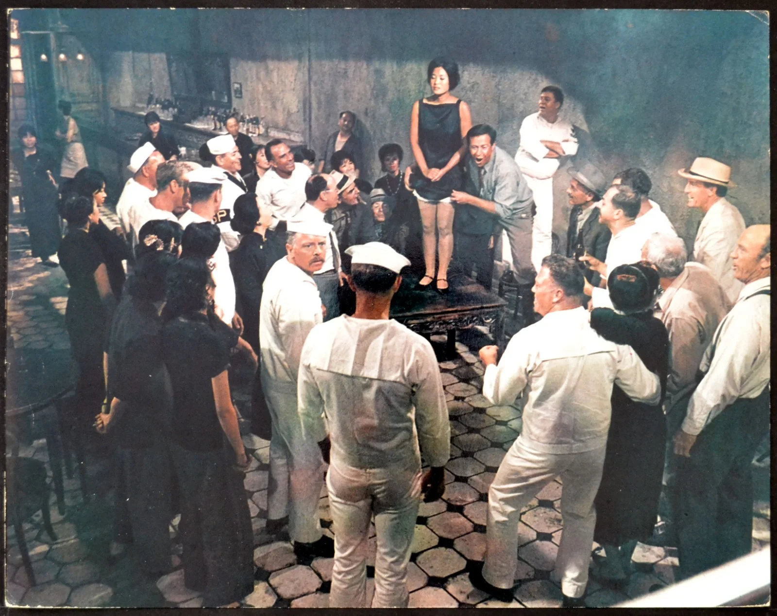 SAND PEBBLES 1966 Richard Attenborough, Emmanuelle Arsan 3 UK LOBBY CARDS, image 2