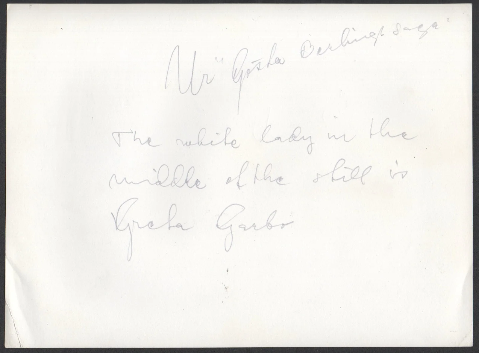 GOSTA BERLING SAGA 1924 Greta Garbo, Lars Hanson STILL #13, image 2