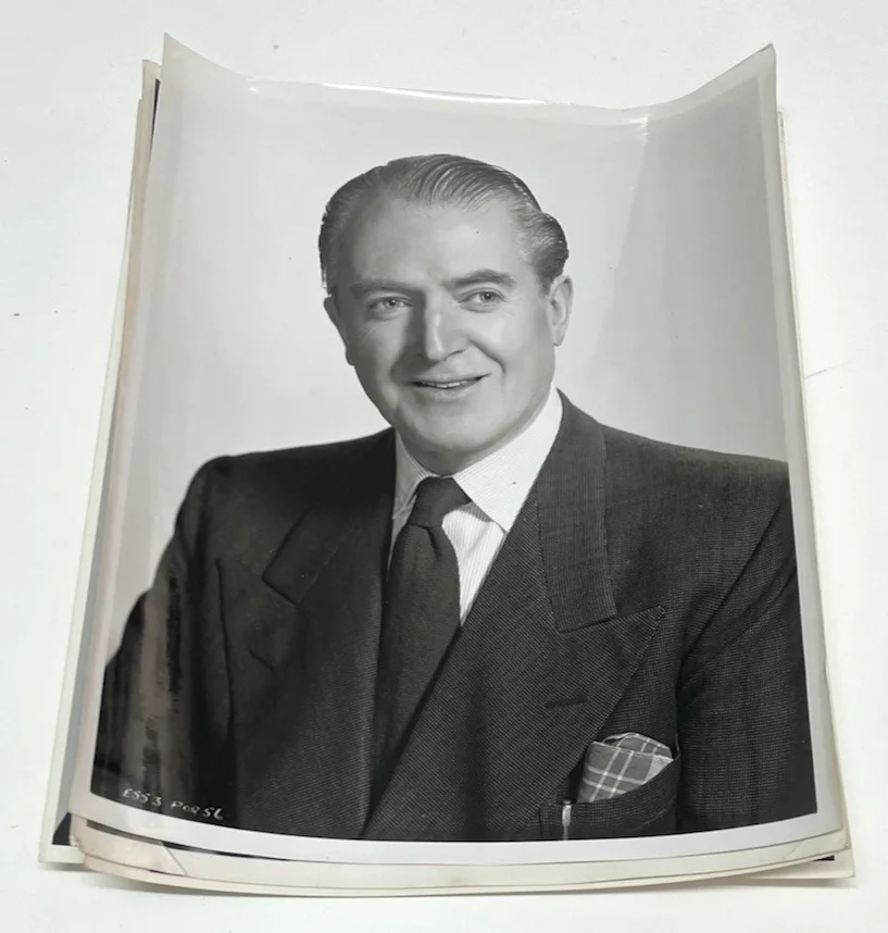 Vintage British Actor Jack Warner Photos Studio / Publicity Shots Lot x5, изображение 3