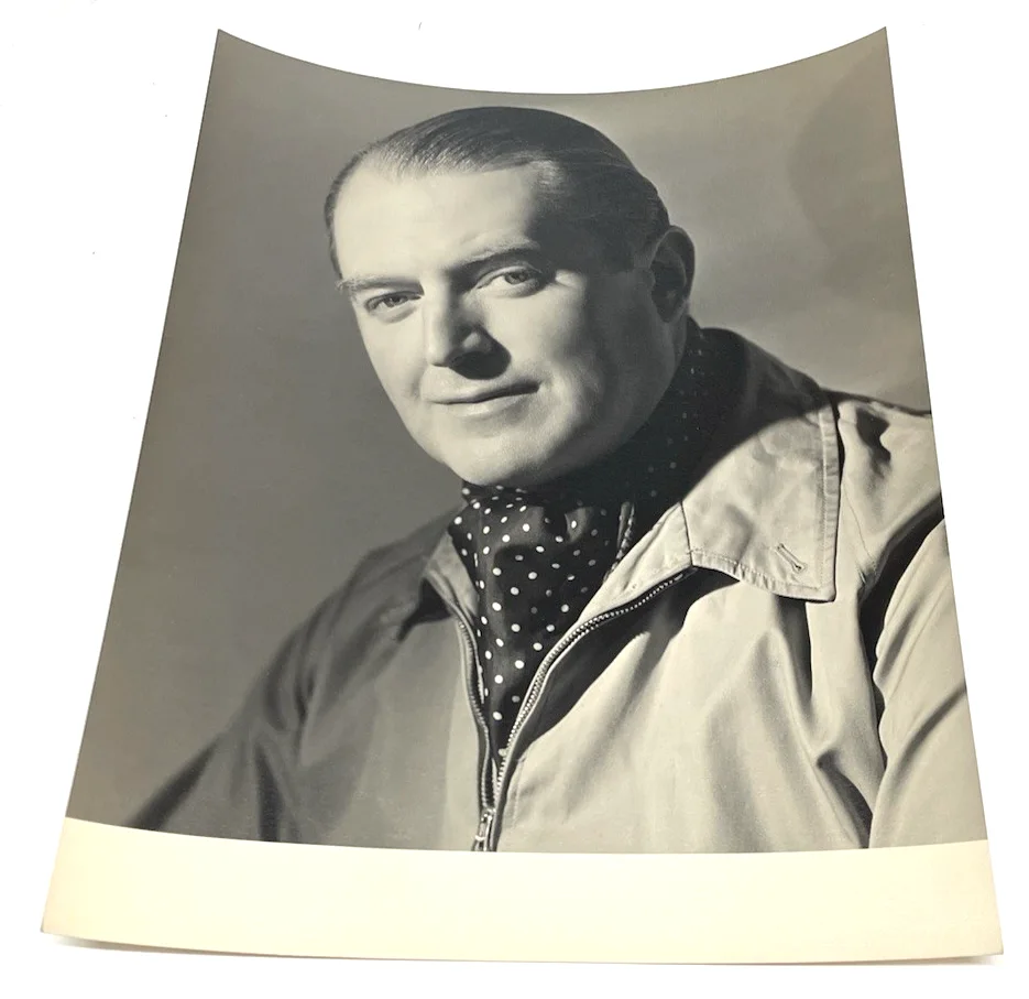 Vintage British Actor Jack Warner Large Photos Ealing Studio Jack Dooley x2, image 2
