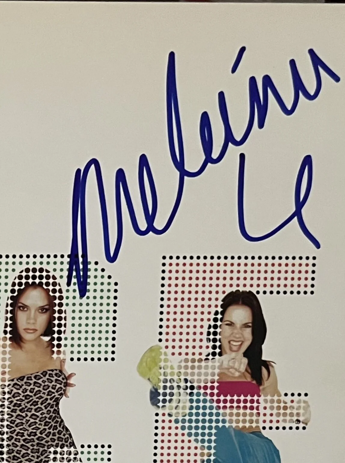 Signed Spice Girls 12x12 Promo Flat Autographed By Scary, Sporty, Baby, Posh ￼, изображение 3
