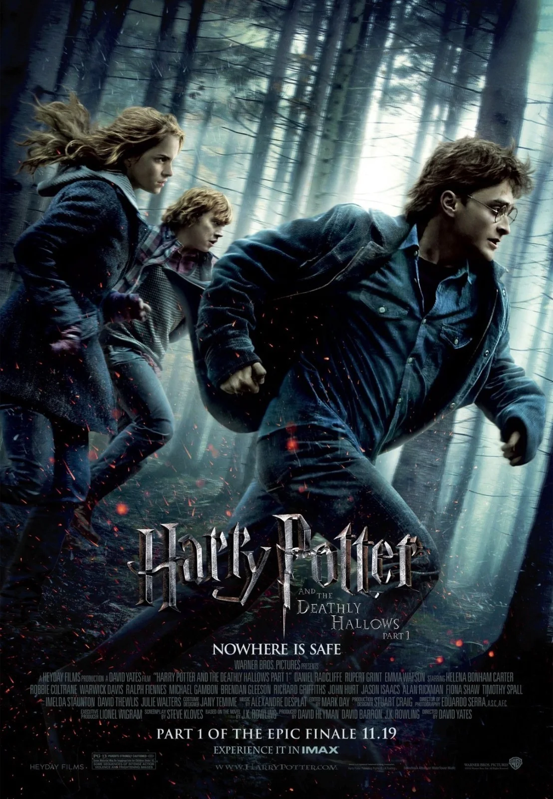 Harry Potter & The Deathly Hallows Part 1 2010 Rare Unmounted 35mm Film Cells, изображение 2