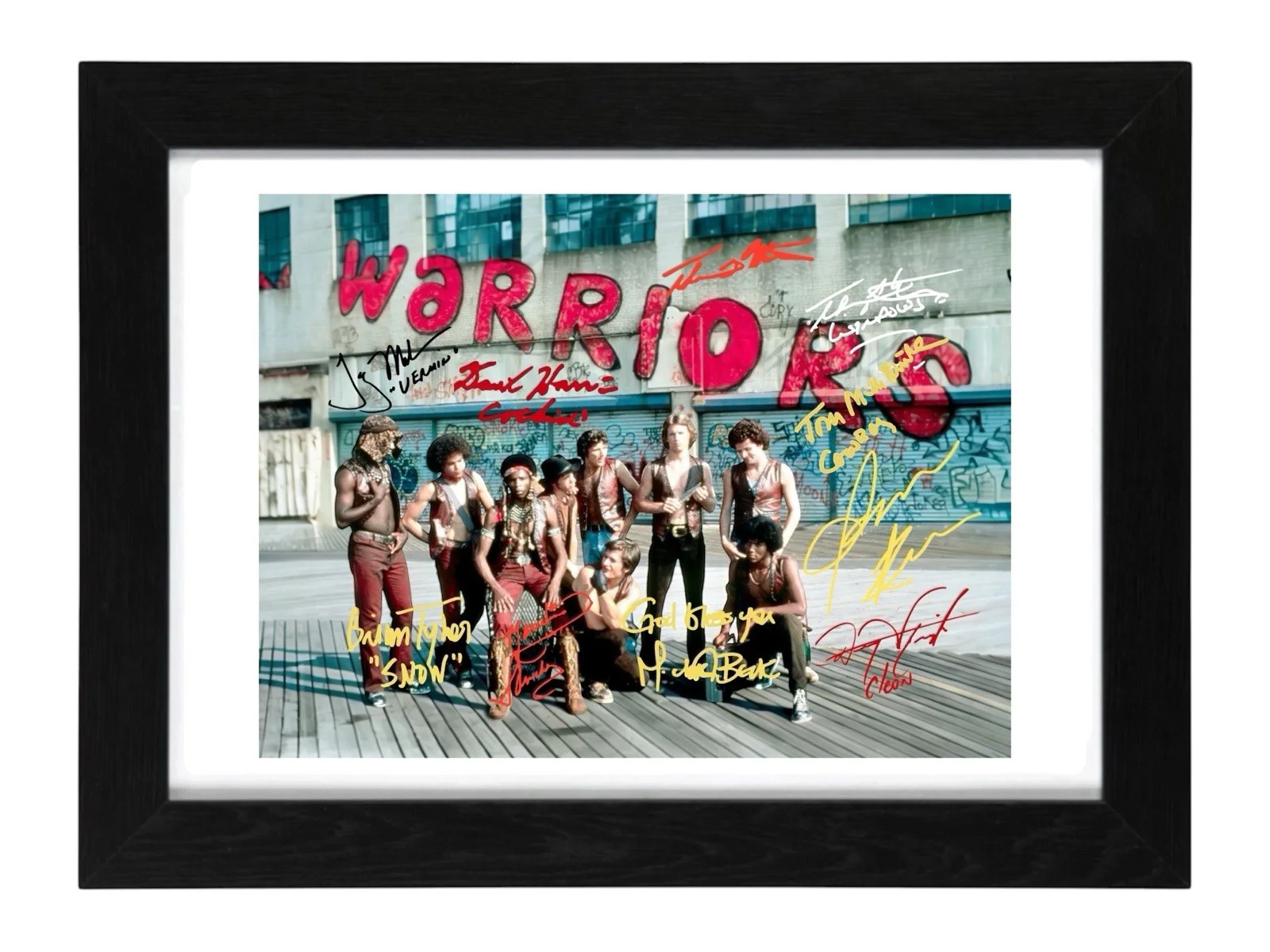 Warriors Signed Autograph 6X4 PHOTO Pre Print Film, изображение 2