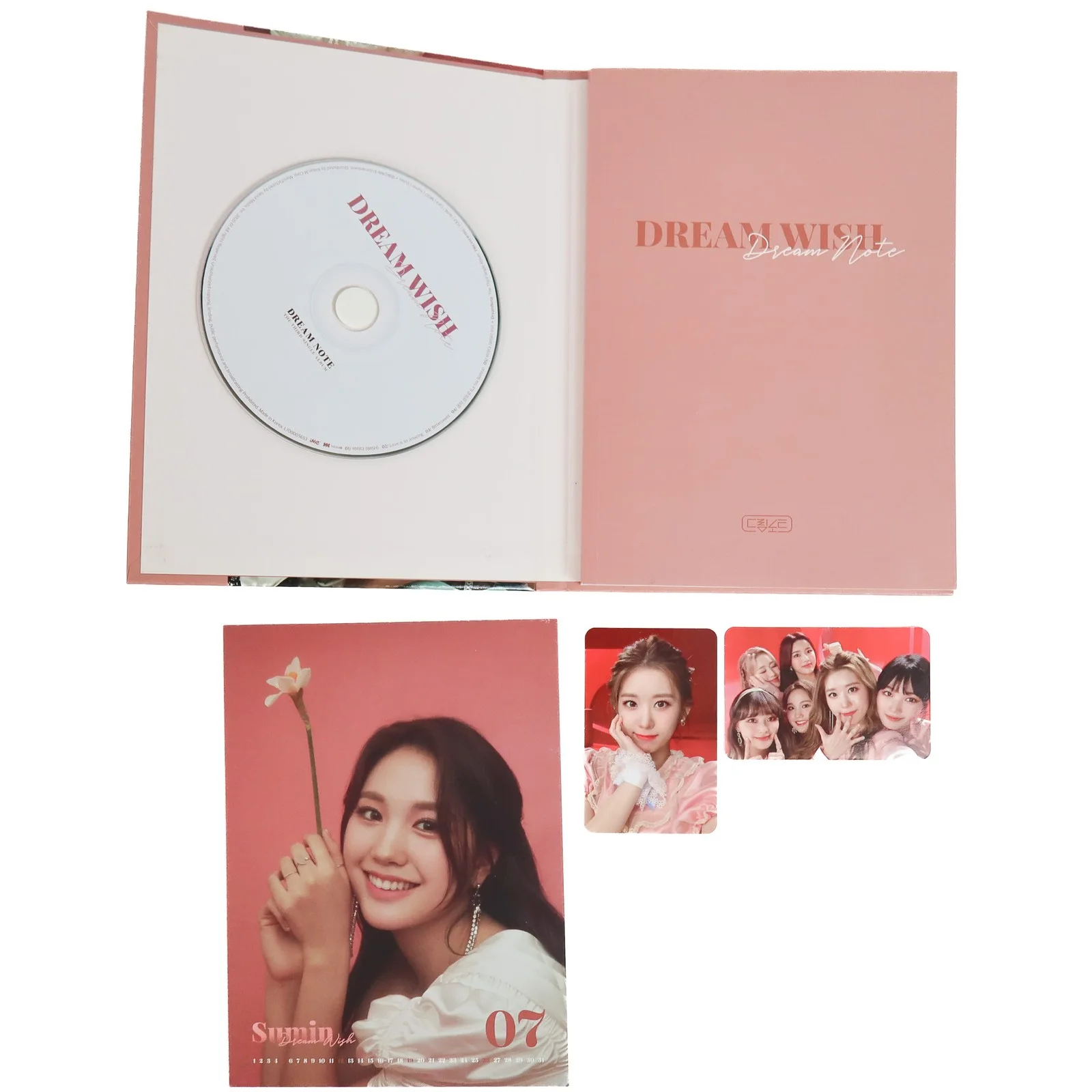 DreamNote - Dream Wish 3rd Single Album Signed Promo CD 2020, image 2