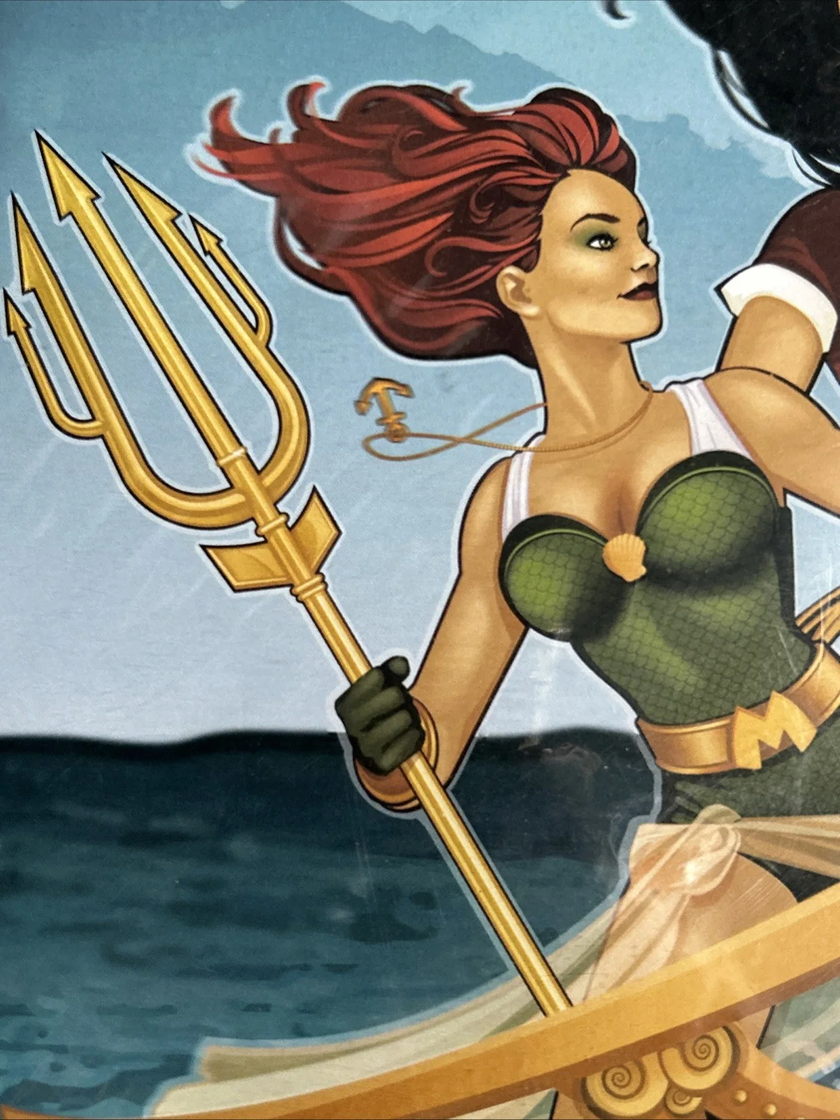 2017 AQUAWOMAN & WONDER WOMAN DC COMICS BOMBSHELLS #2 LIMITED EDITION 162/500, image 3