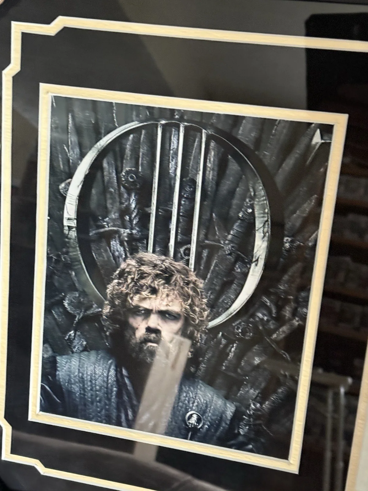 Peter Dinklage — PETER DINKLAGE Framed GAME OF THRONES 8x10 Photo GOT Autograph w/ACOA COA, изображение 5