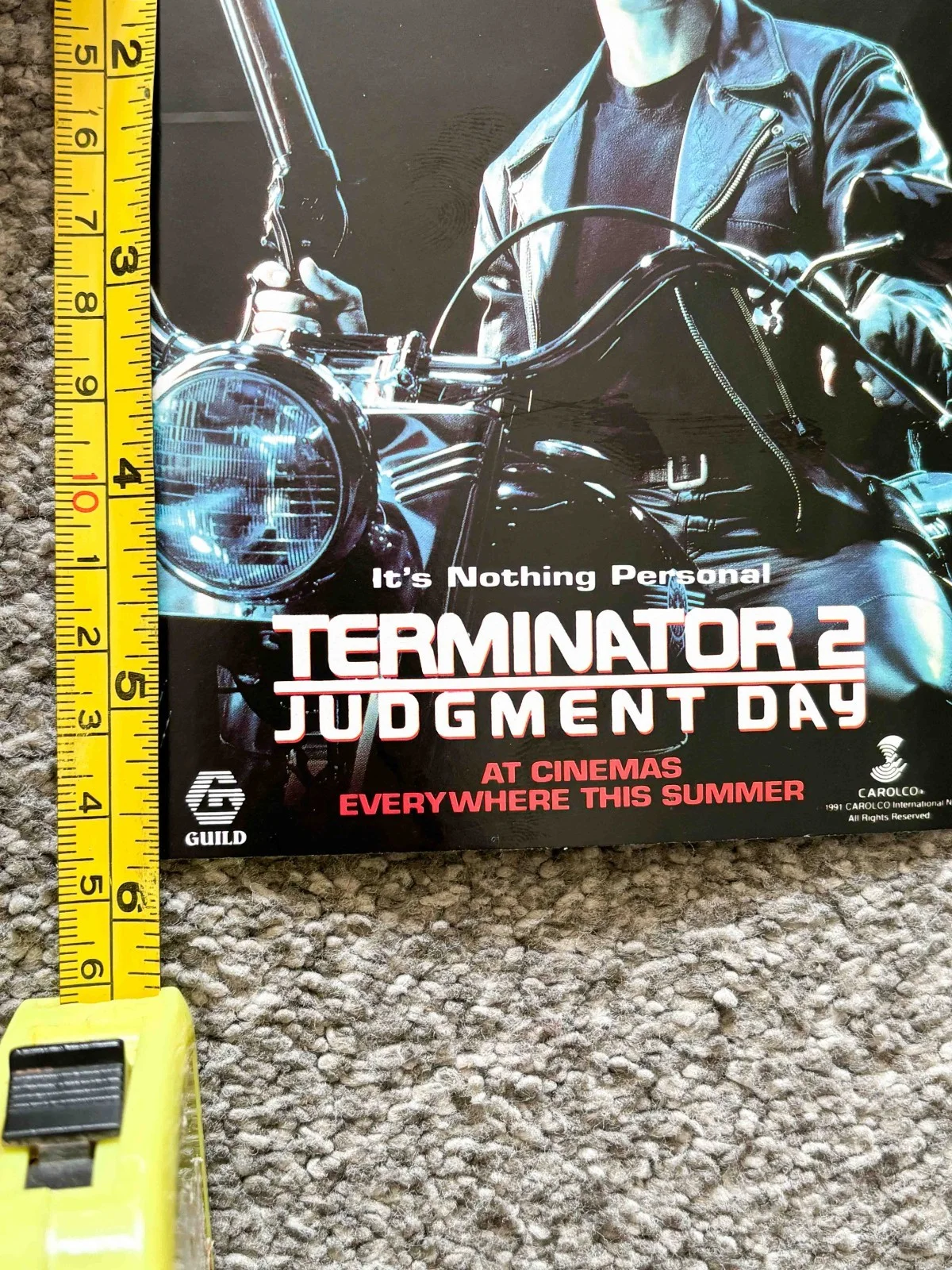 Terminator 2 judgement Day Original Promotional Stickers | Arnold Schwarzenegger, изображение 4