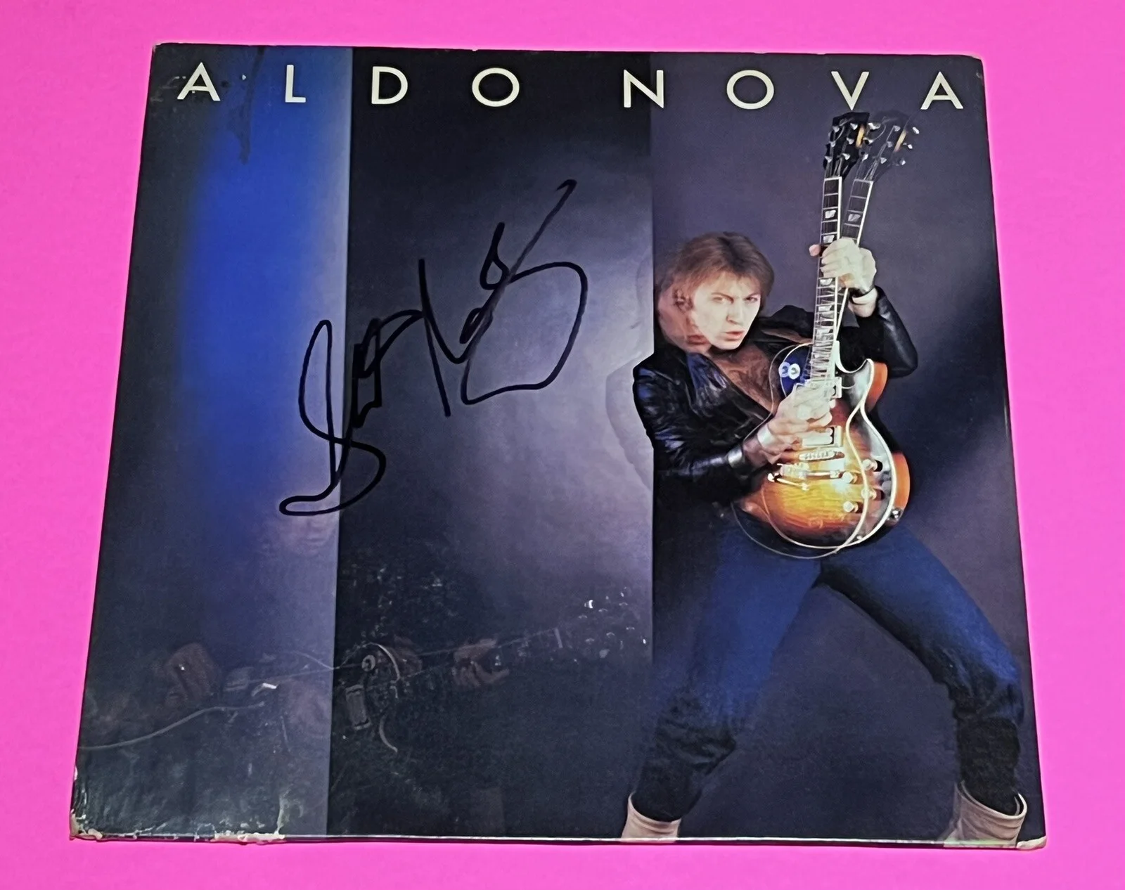 ALDO NOVA SIGNED AUTOGRAPHED VINYL LP *EXACT PROOF*, image 2