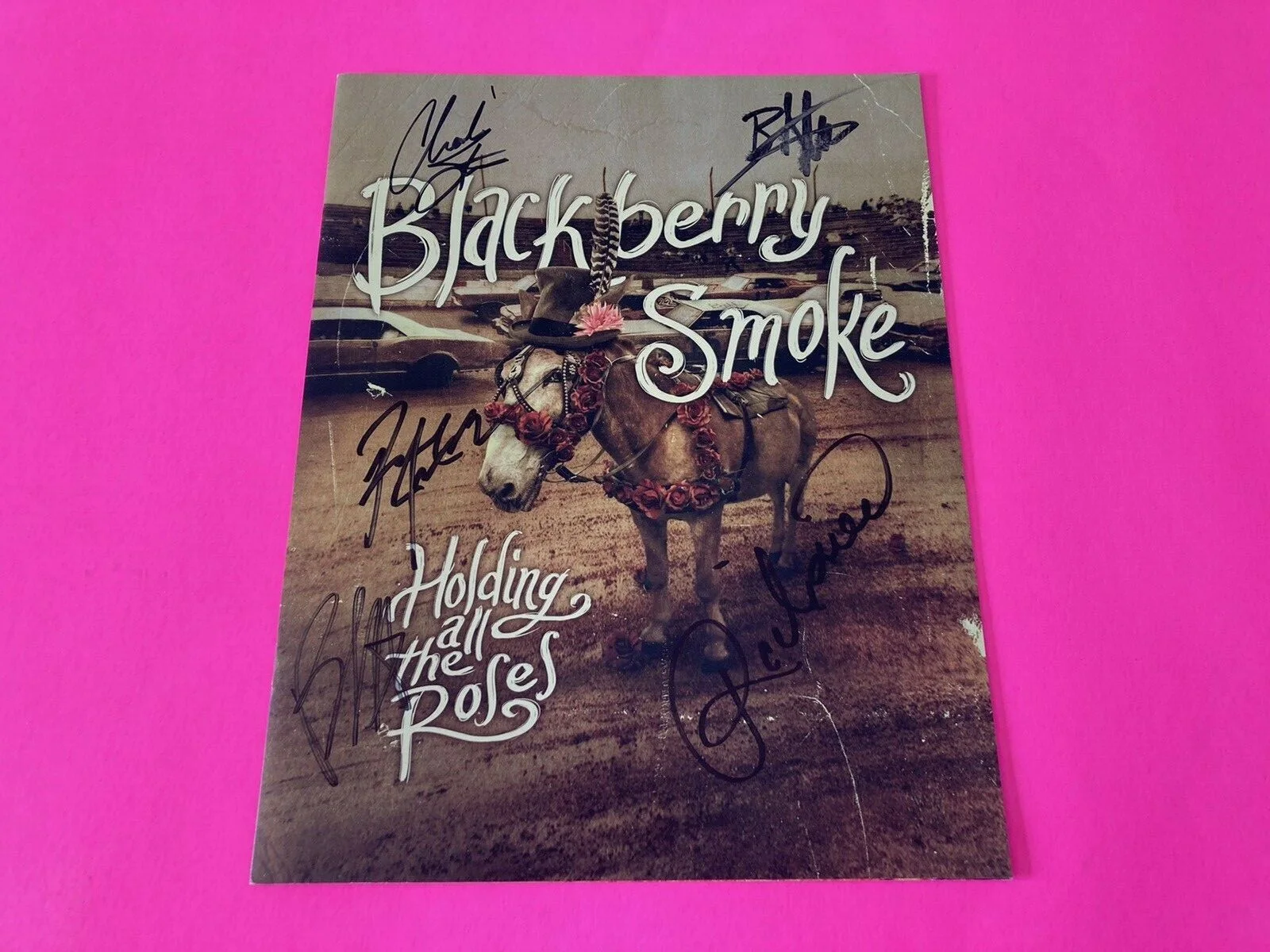 BLACKBERRY SMOKE HOLDING ALL THE ROSES SIGNED AUTOGRAPHED PROGRAM, image 2