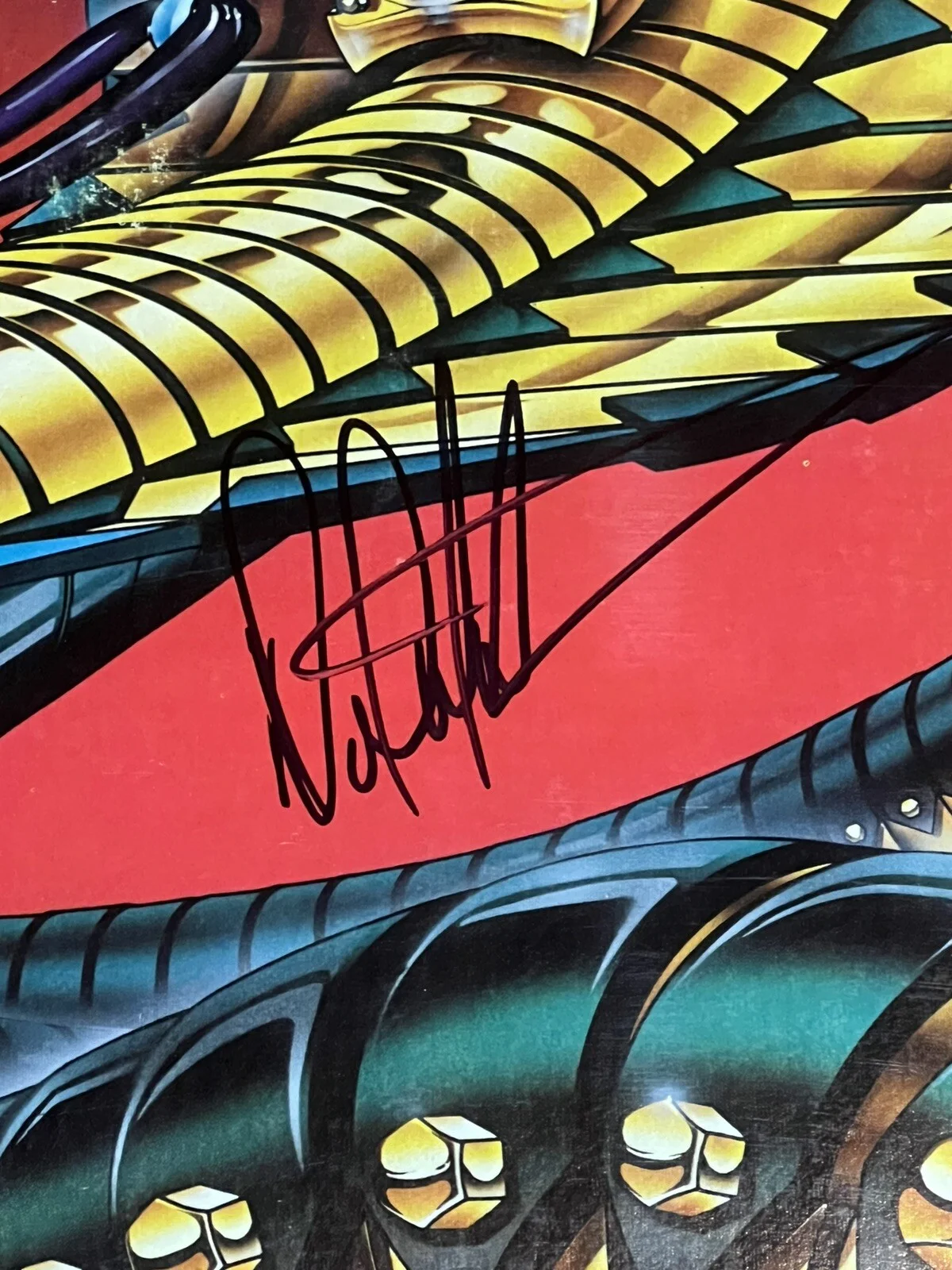 DAVE MENIKETTI Y&T SIGNED AUTOGRAPHED MEAN STREAK VINYL LP ALBUM *EXACT PROOF*, изображение 4
