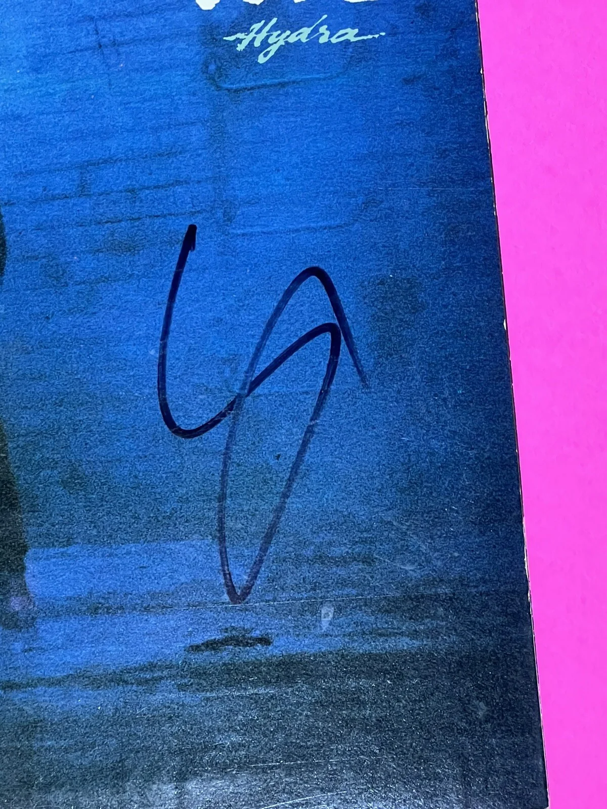 STEVE LUKATHER TOTO SIGNED AUTOGRAPHED HYDRA VINYL LP ALBUM *EXACT PROOF*, image 4